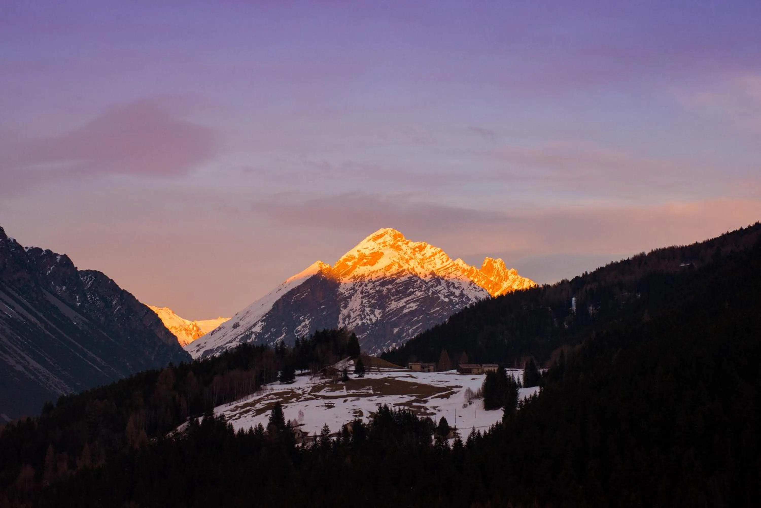 Mountain view in Hotel San Carlo, tra Bormio e Livigno