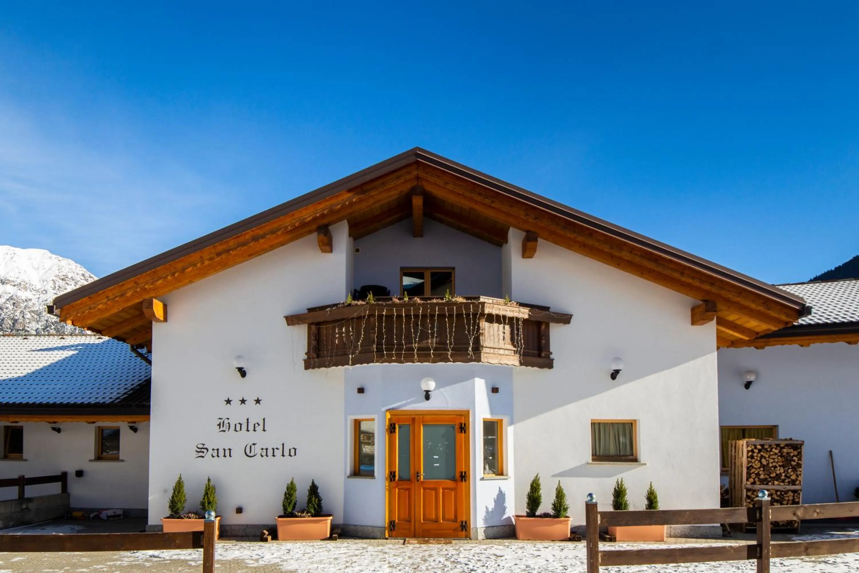 Property building in Hotel San Carlo, tra Bormio e Livigno
