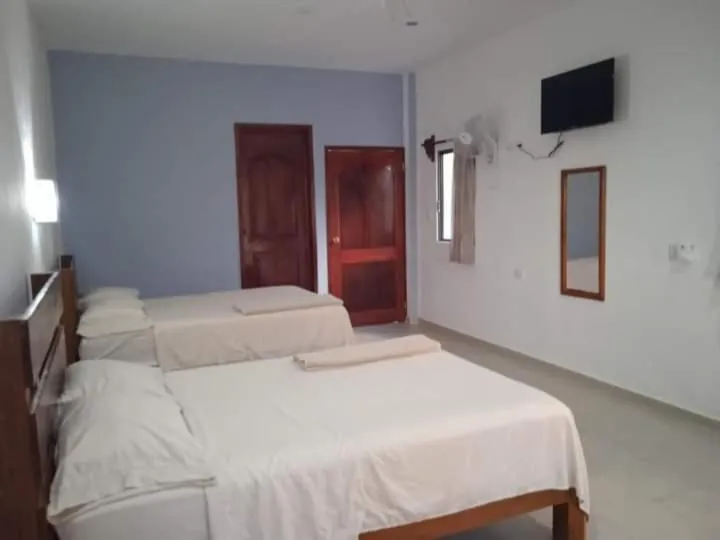 Bed in Ecohotel Shalom