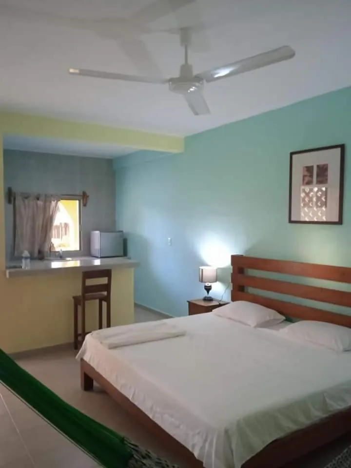 Bed in Ecohotel Shalom