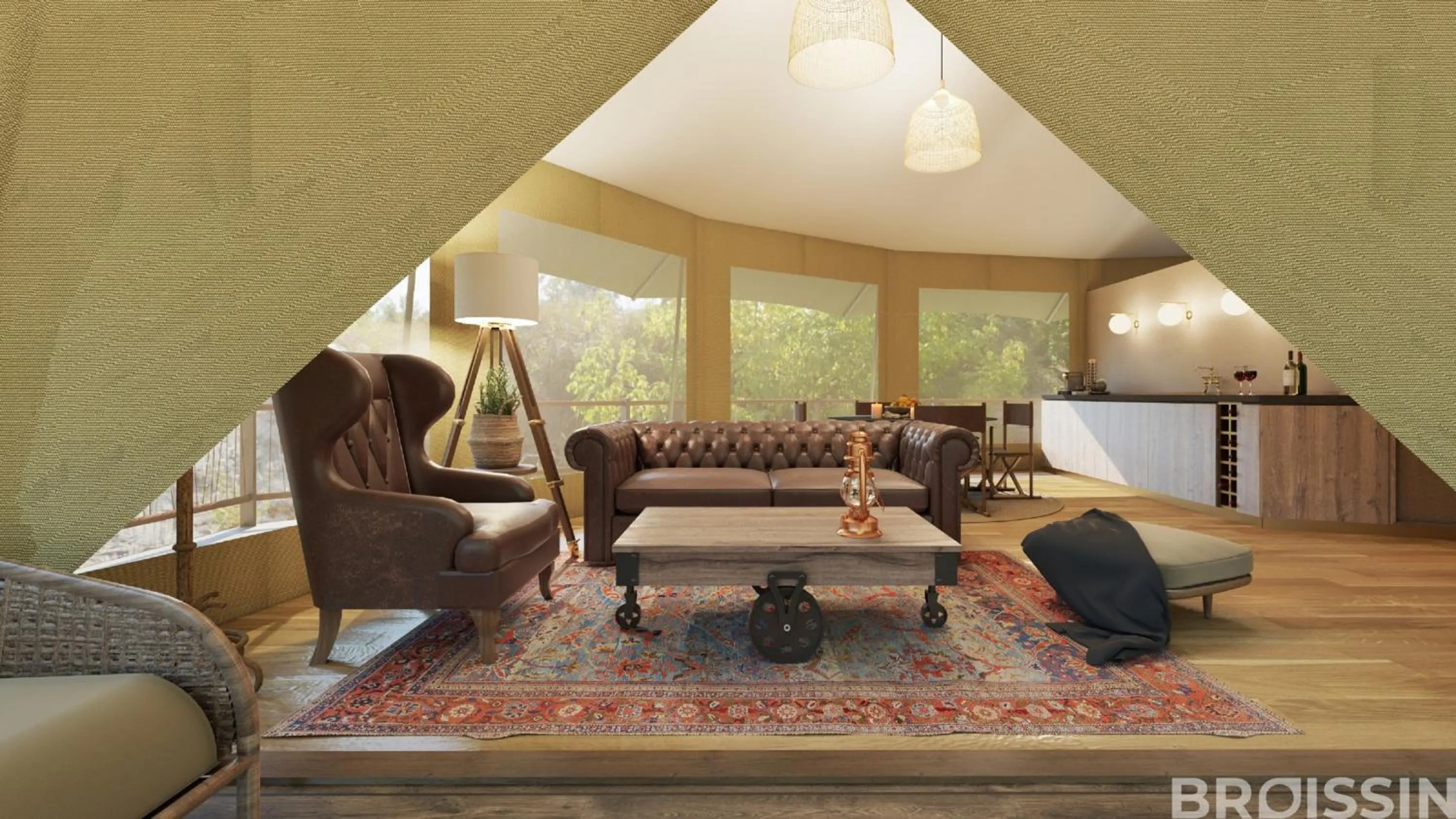 Living room in Viatura Omún, San Miguel de Allende, with Optional All Inclusive