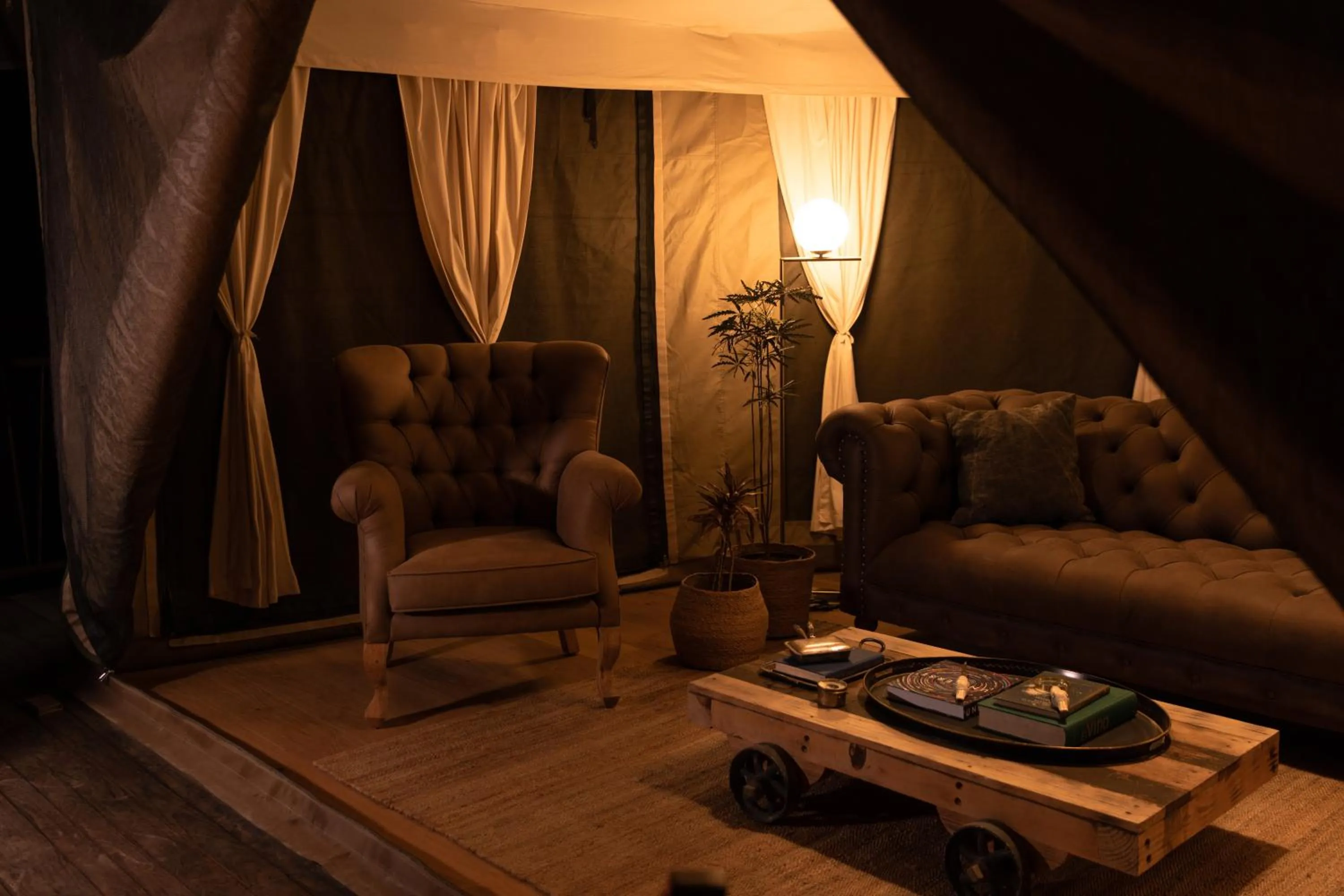 Living room in Viatura Omún, San Miguel de Allende, with Optional All Inclusive