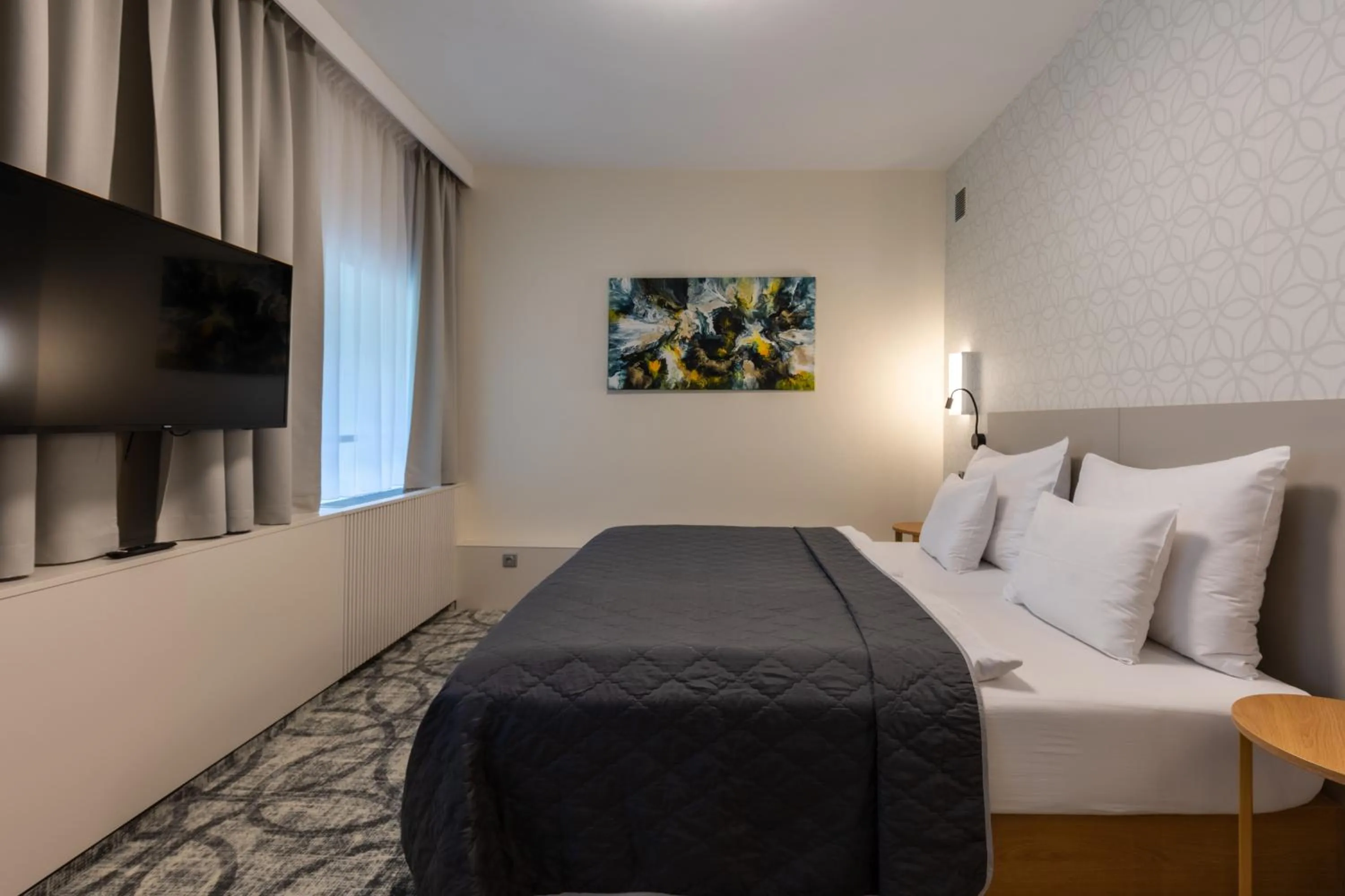 Photo of the whole room, Bed in Zámek Třešť