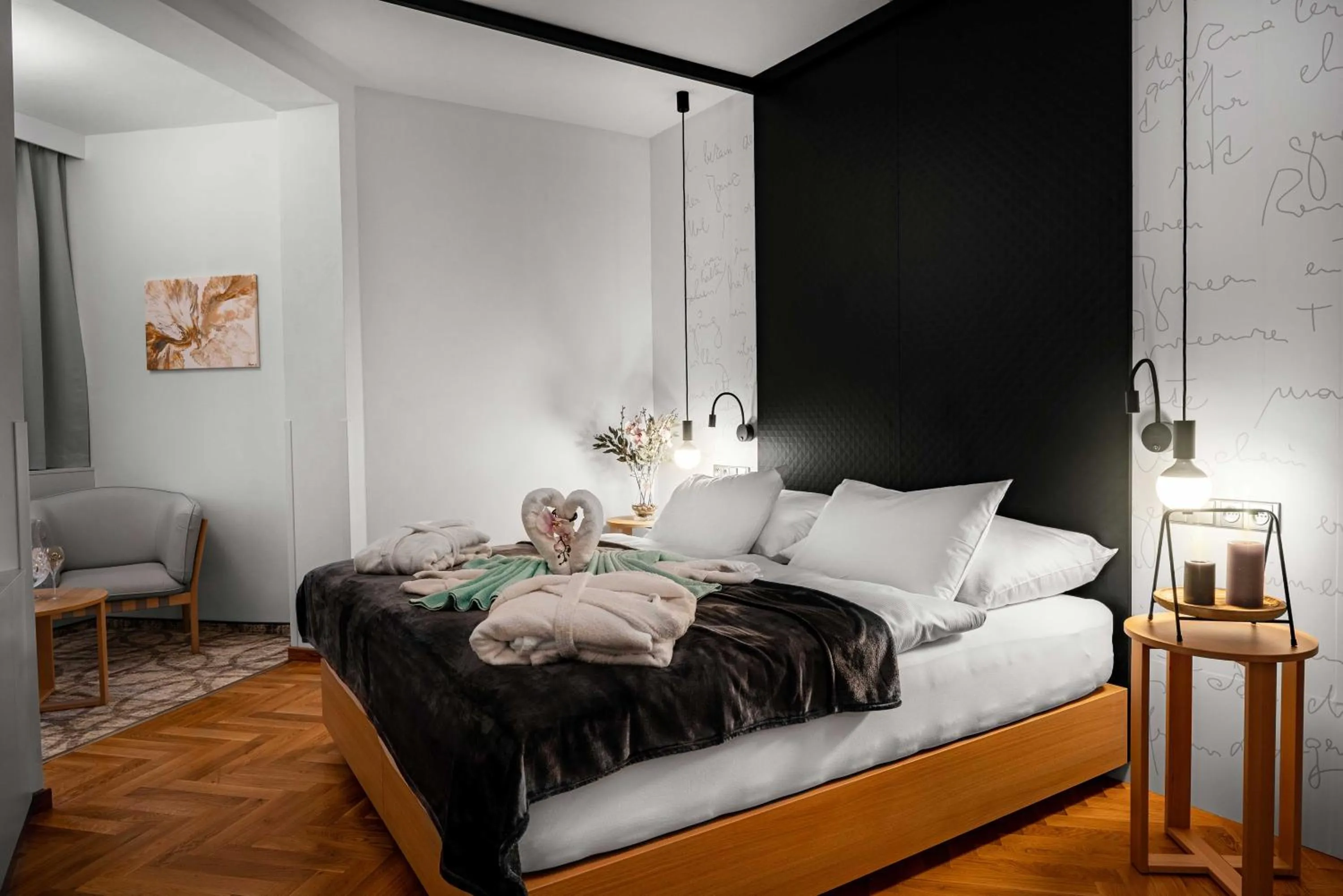 Photo of the whole room, Bed in Zámek Třešť