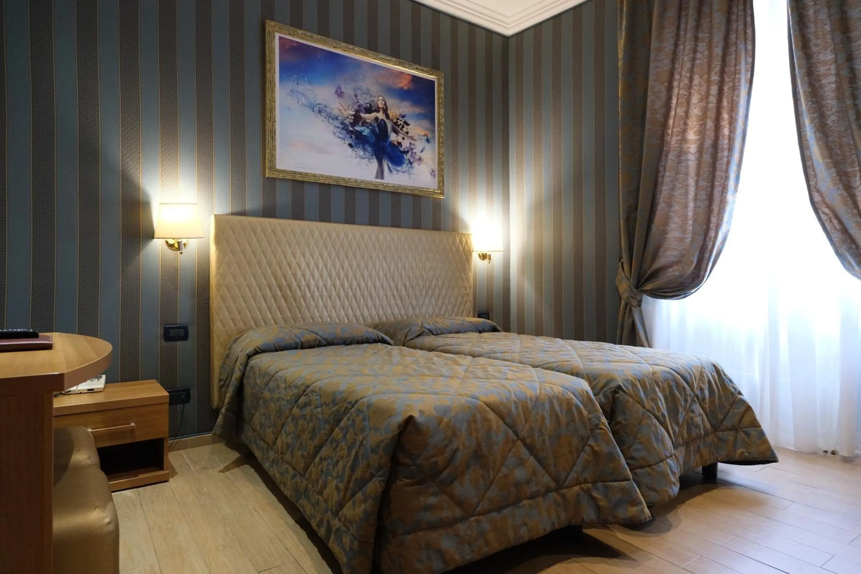 Bed in Hotel Lirico