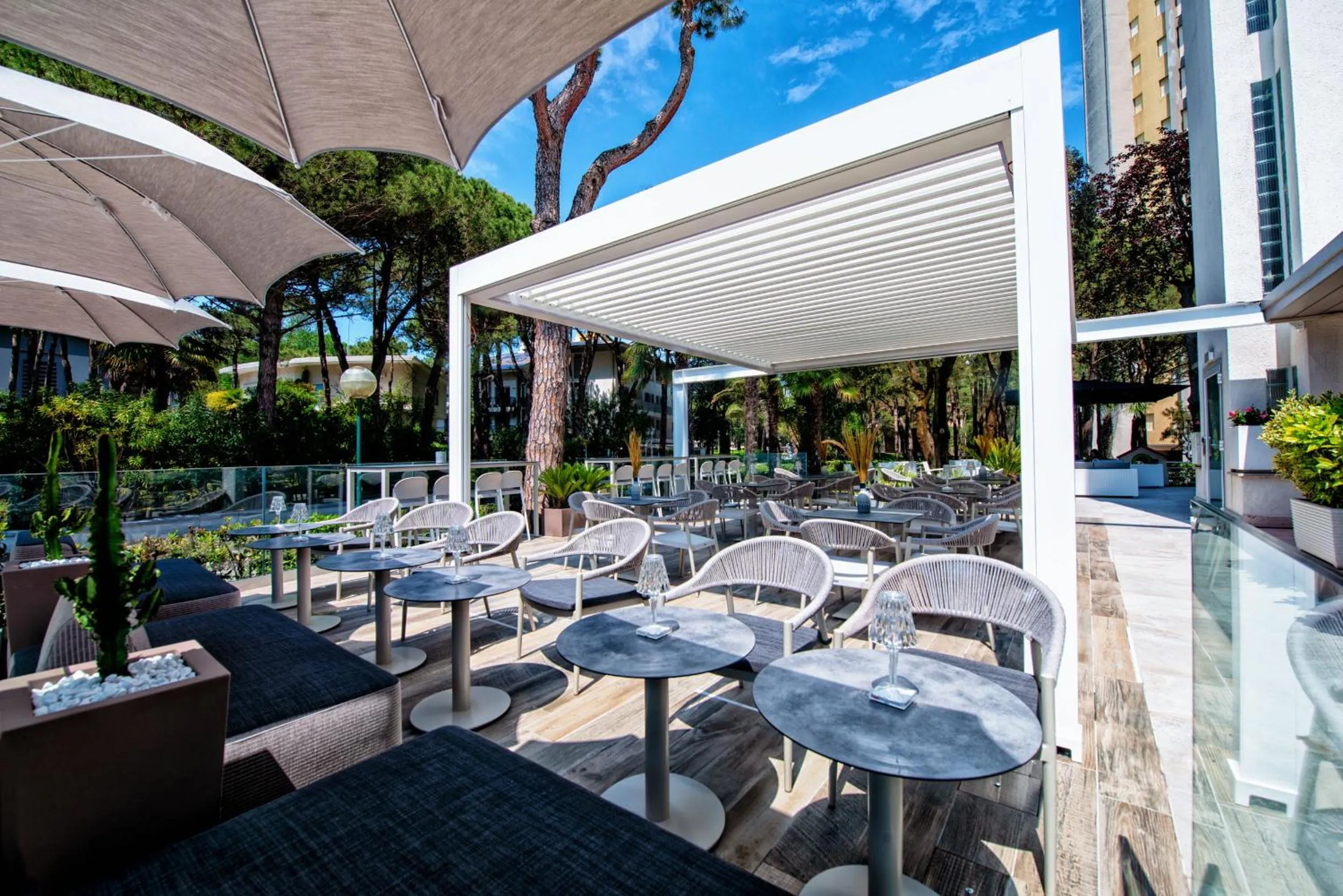 Patio in Hotel Bella Venezia Mare