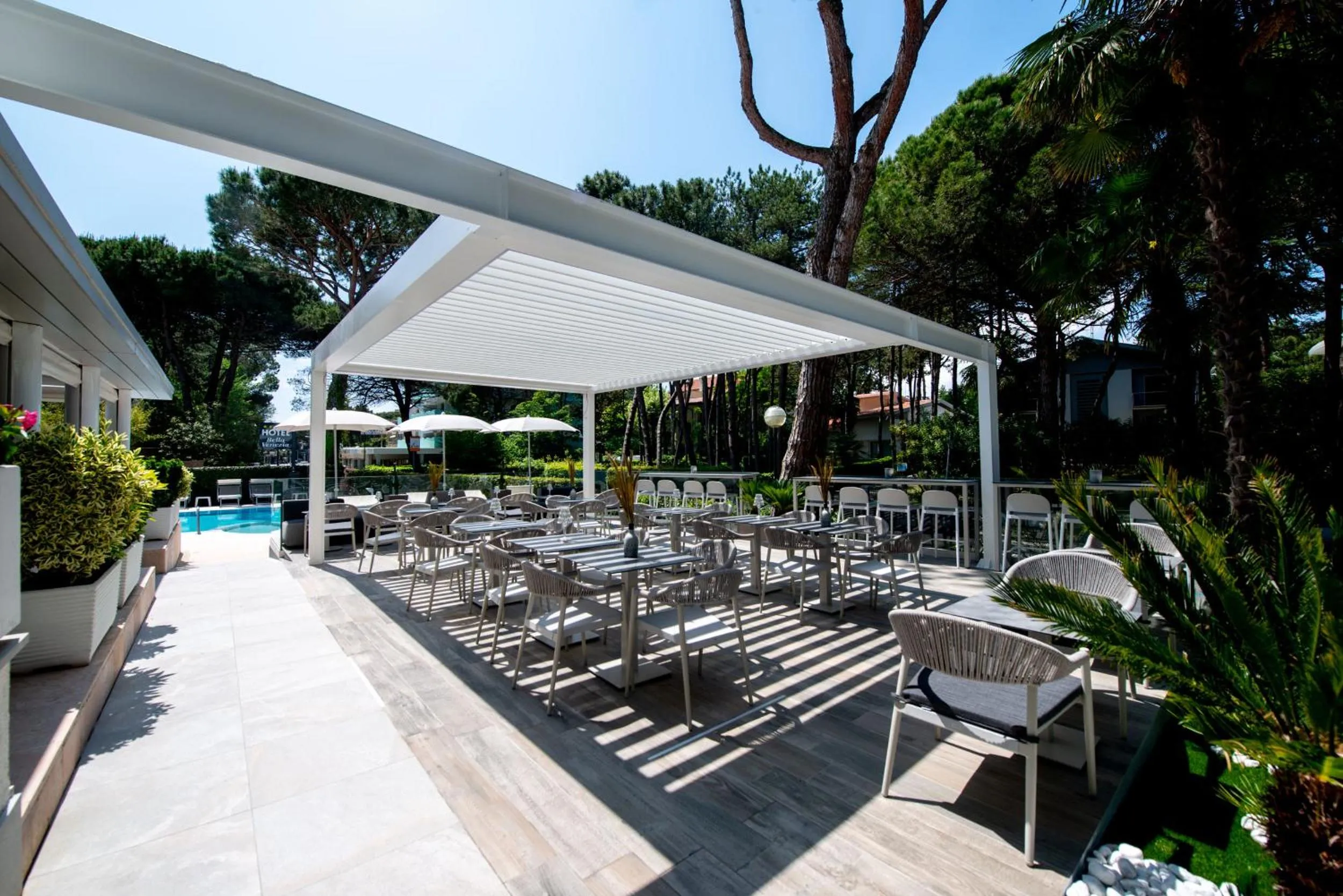 Patio in Hotel Bella Venezia Mare