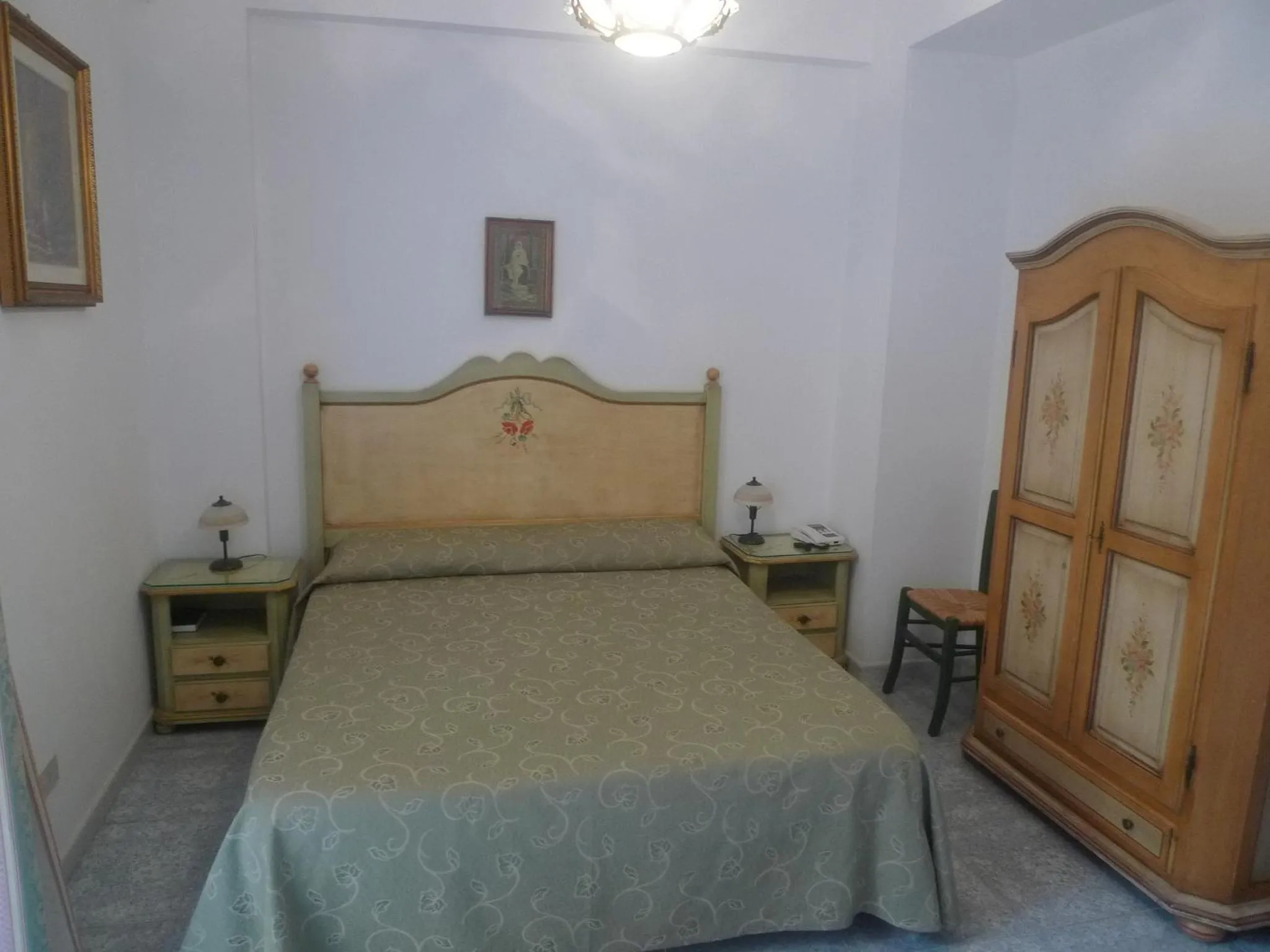 Decorative detail, Bed in Hotel La Riva