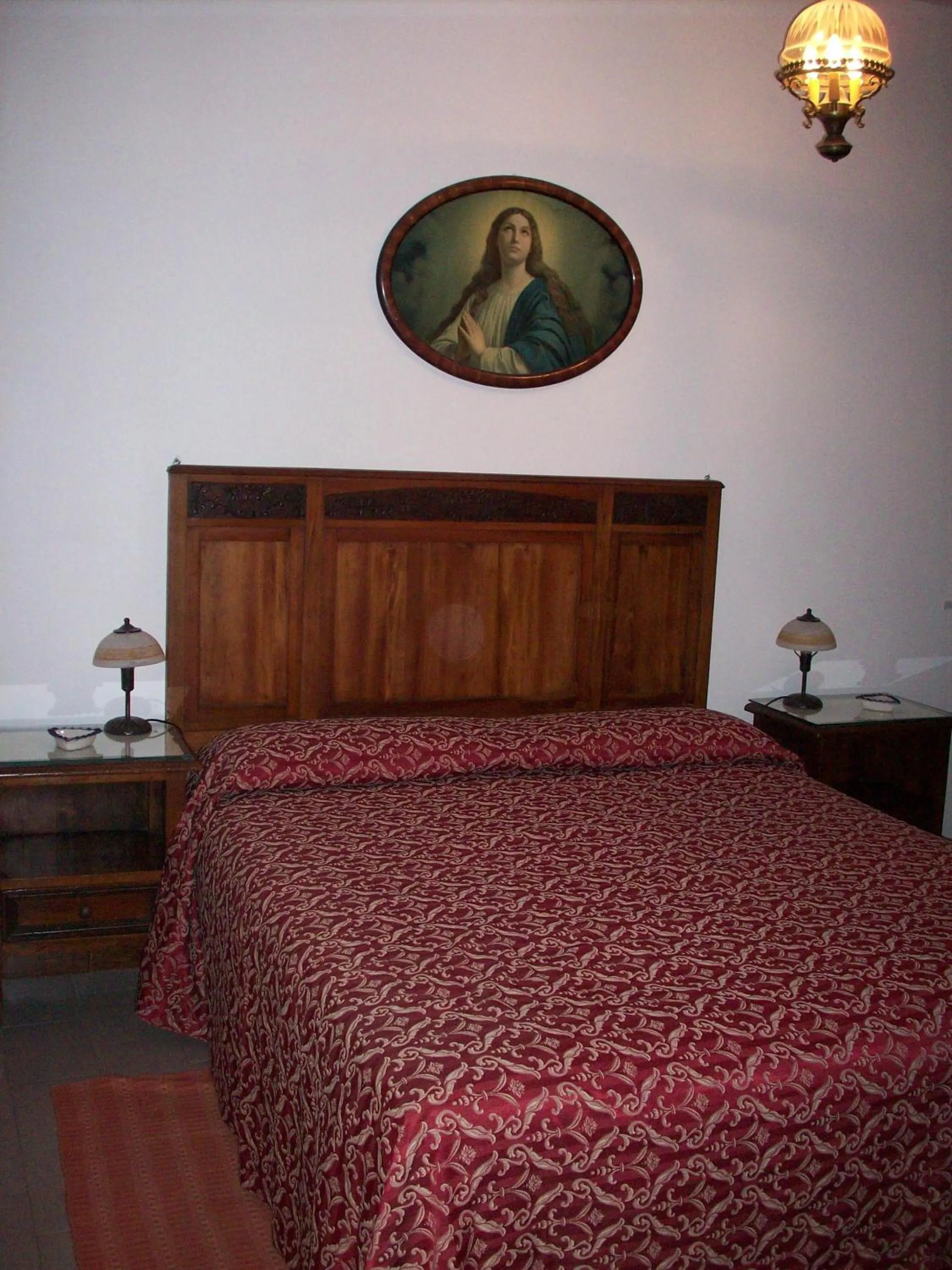 Decorative detail, Bed in Hotel La Riva