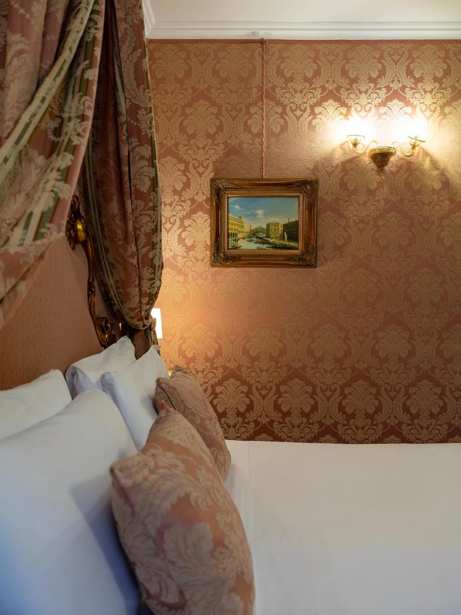 Decorative detail, Bed in Hotel Antico Doge - a Member of Elizabeth Hotel Group
