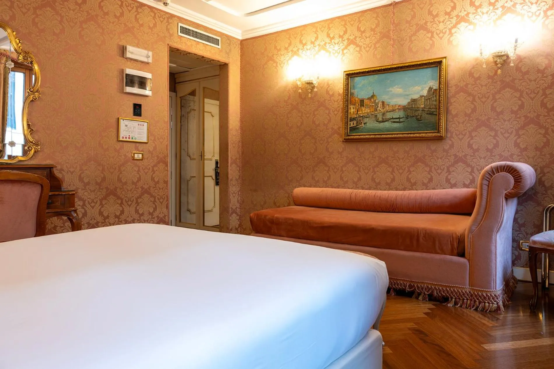 Decorative detail, Bed in Hotel Antico Doge - a Member of Elizabeth Hotel Group