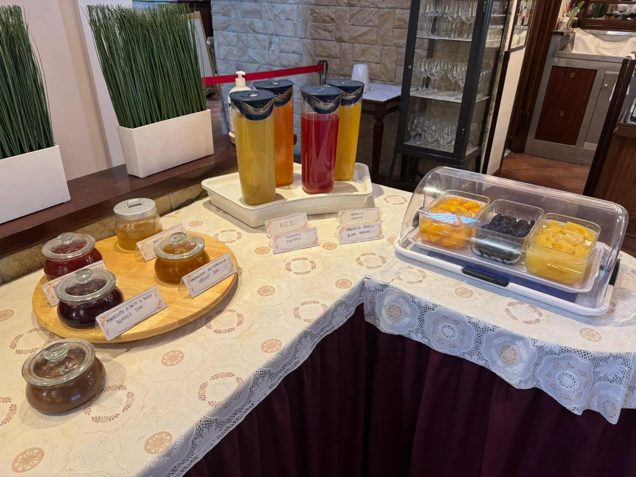 Food and drinks in Le Volpaie