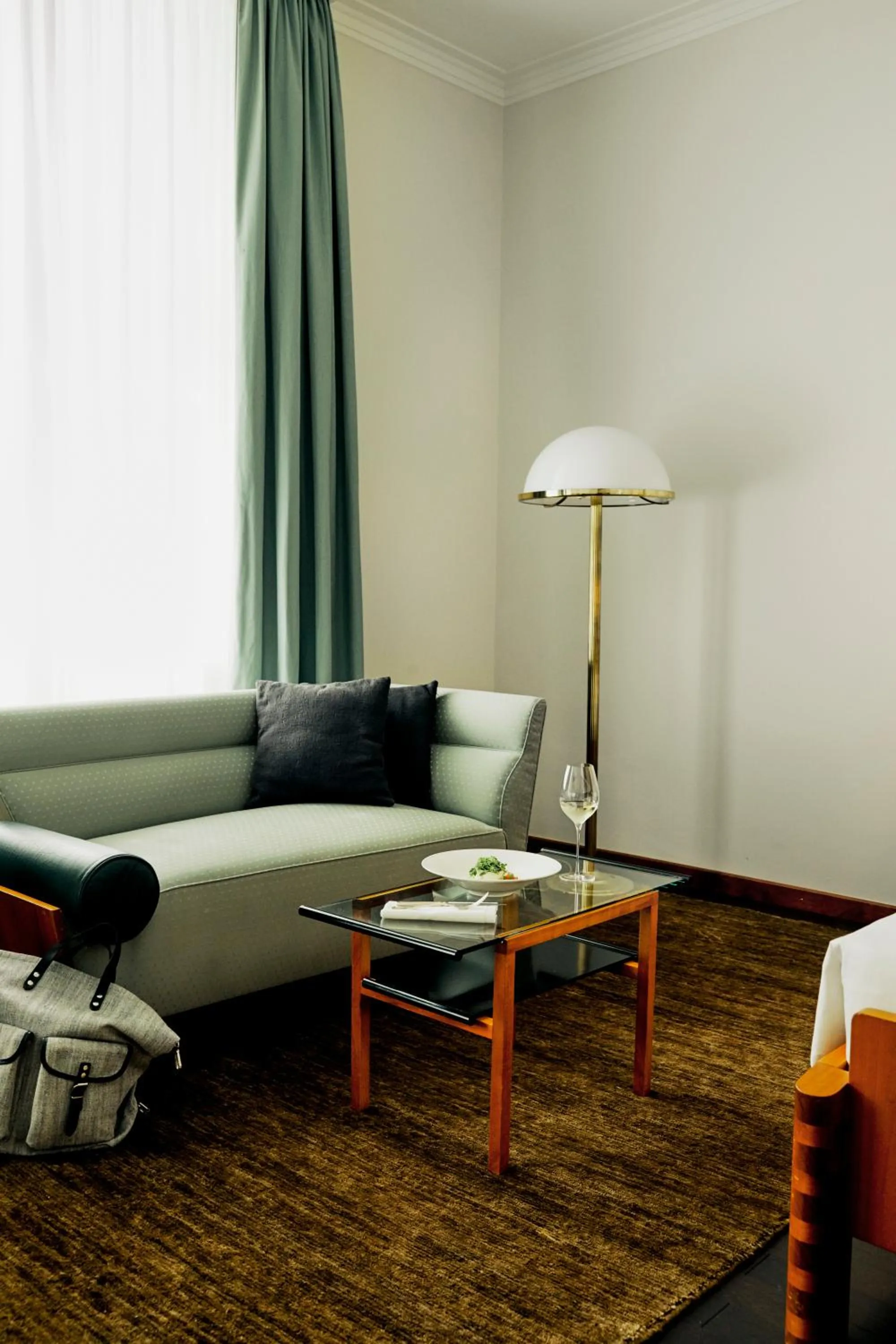 Living room in Parkhotel Laurin