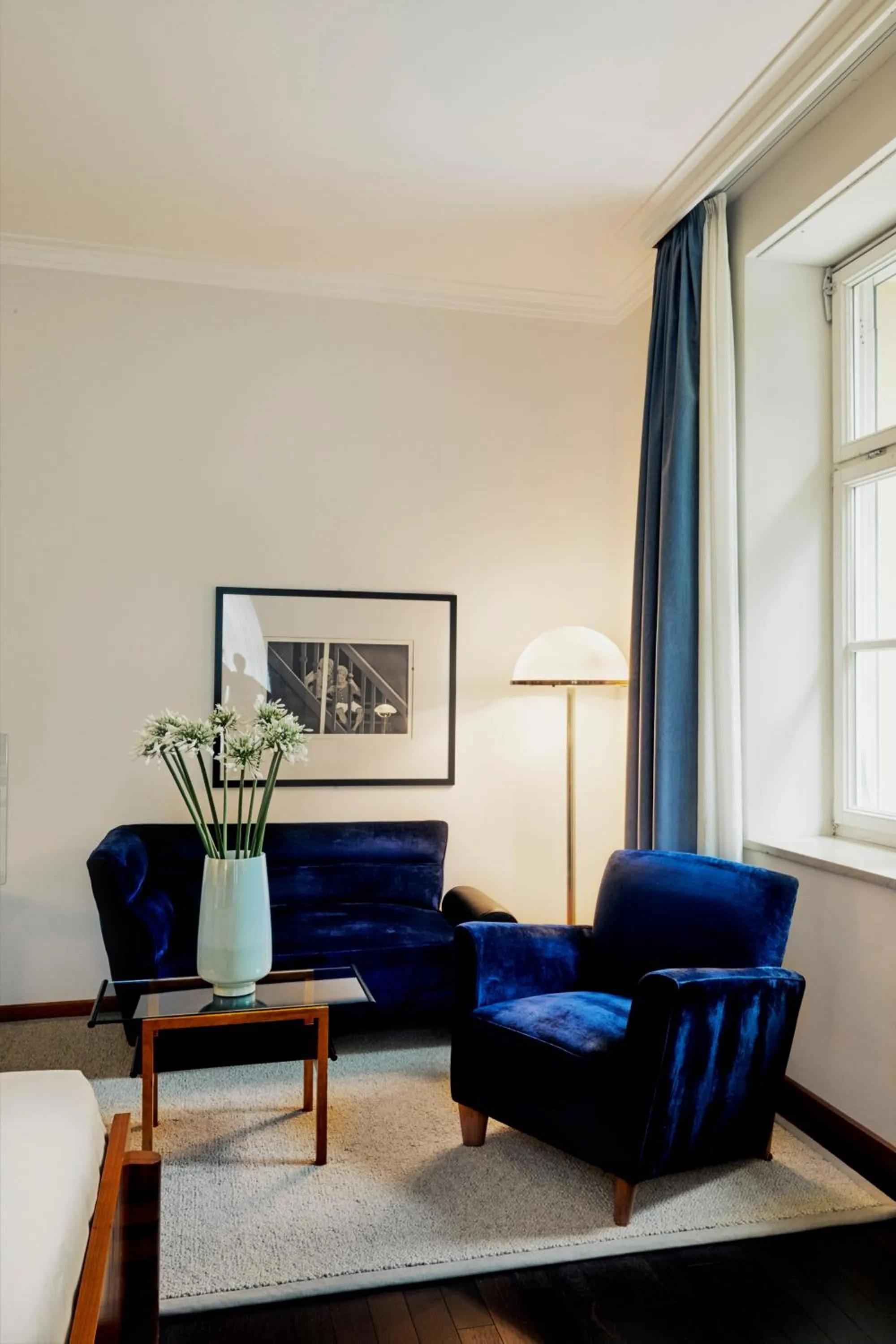 Living room in Parkhotel Laurin