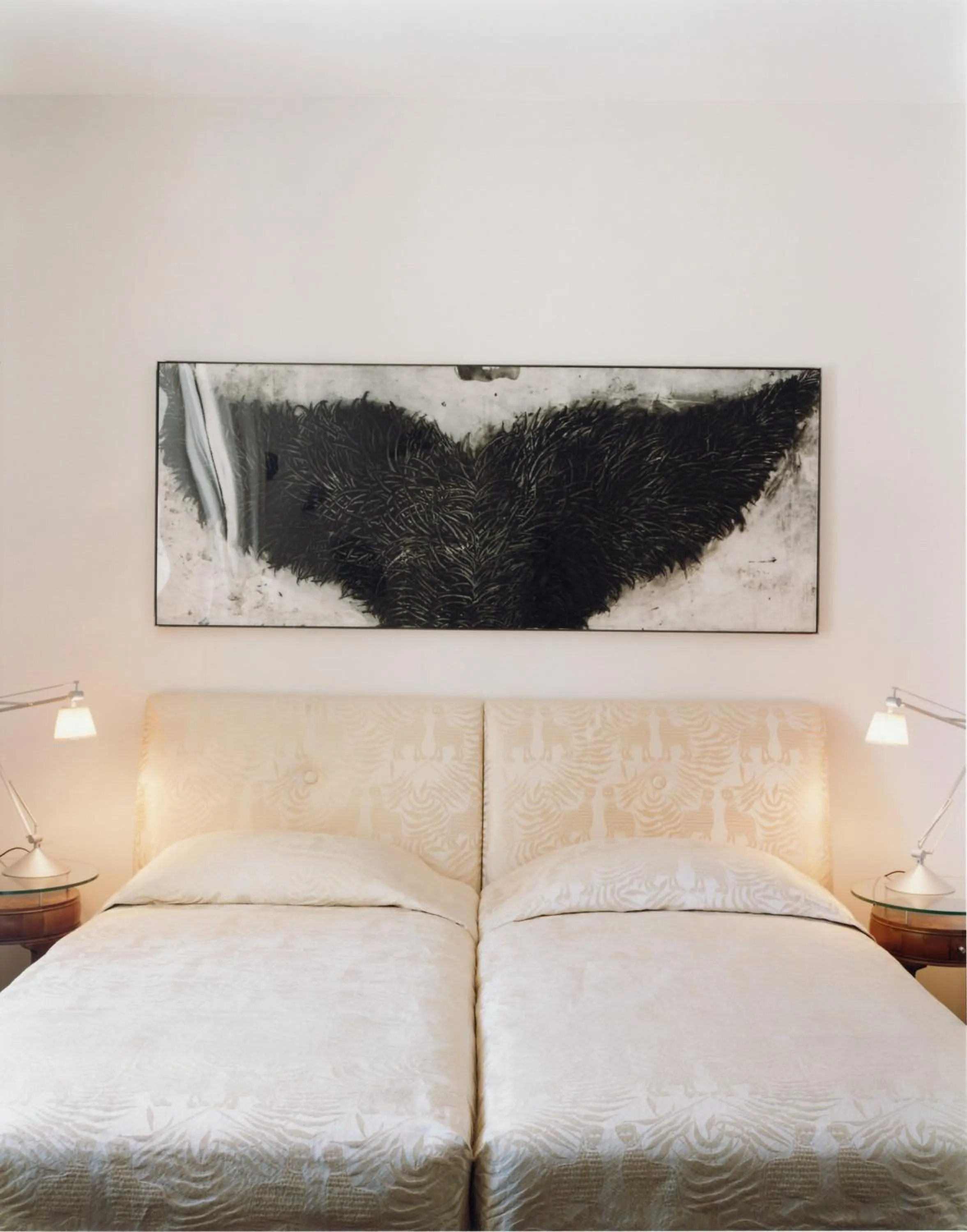 Decorative detail, Bed in Hotel Greif, a Member of Design Hotels