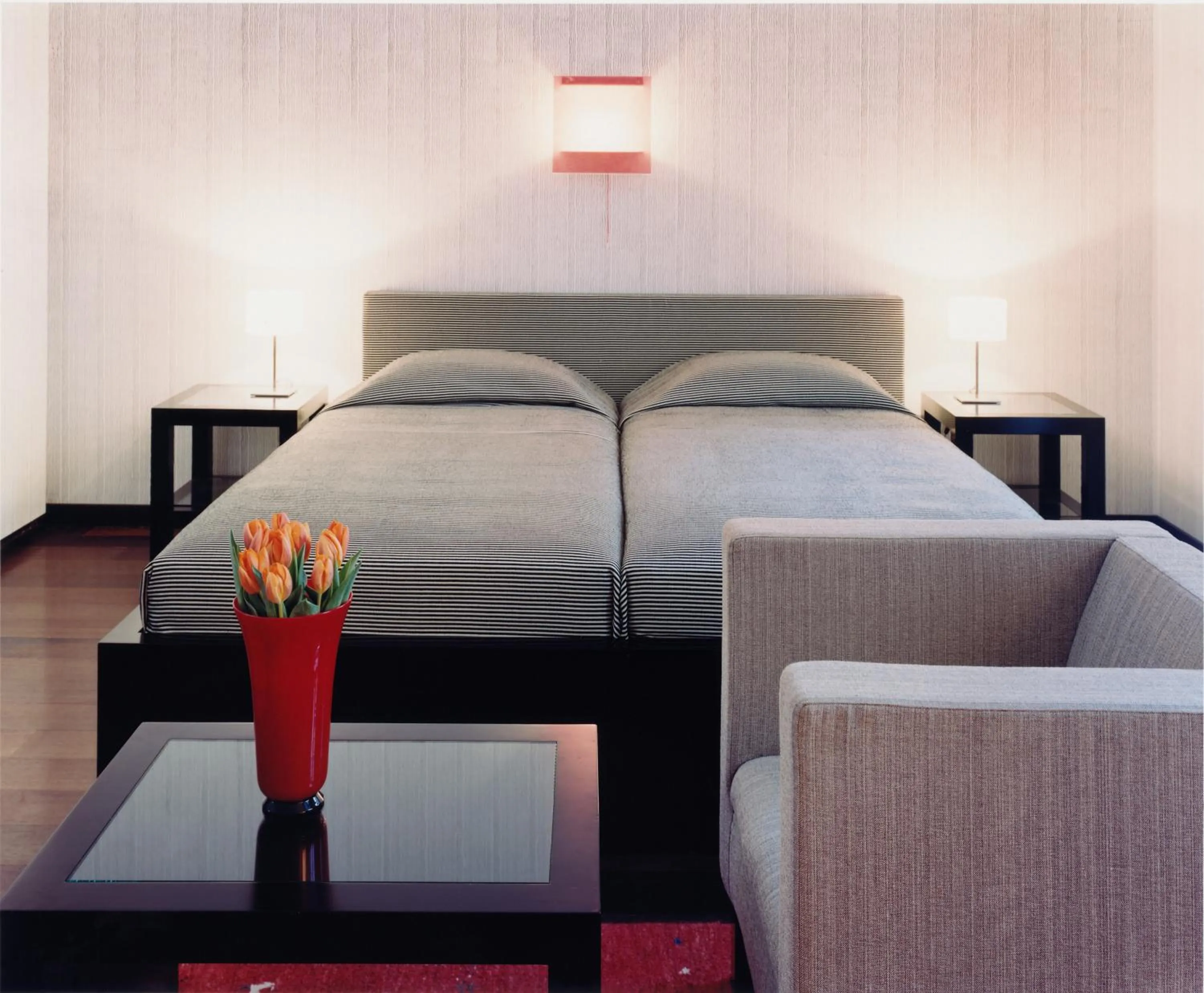 Bed in Hotel Greif, a Member of Design Hotels
