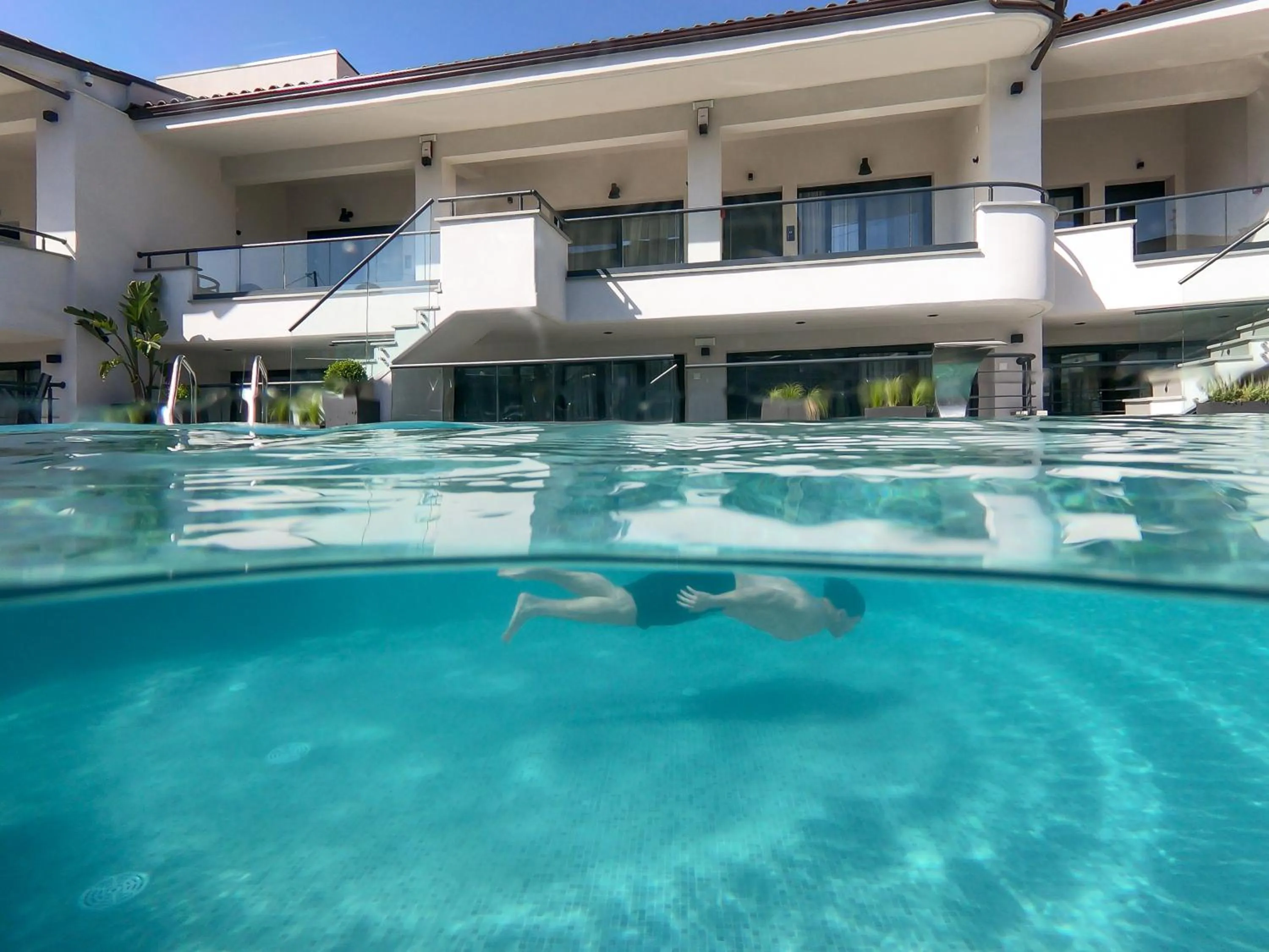 Pool view in Melite Luxury Rooms & Apartments