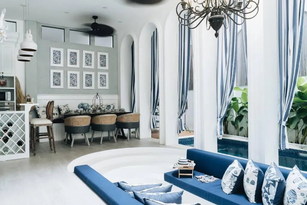 Living room in Luxurious 3BR Villa Muzo with Pool by OriVista near W