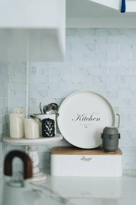 Kitchen or kitchenette in Luxurious 3BR Villa Muzo with Pool by OriVista near W