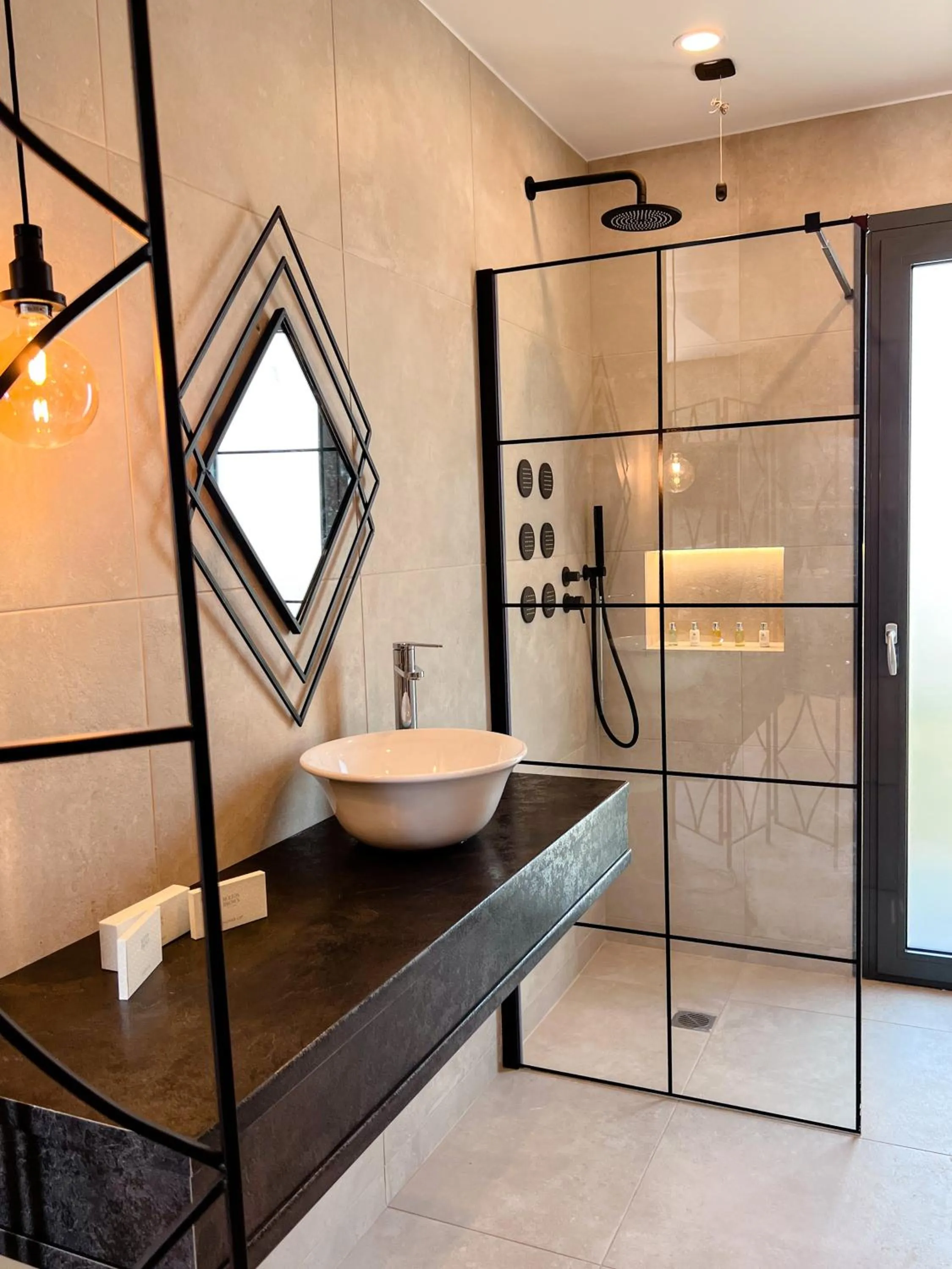 Bathroom in Royalty Suites Psyrri