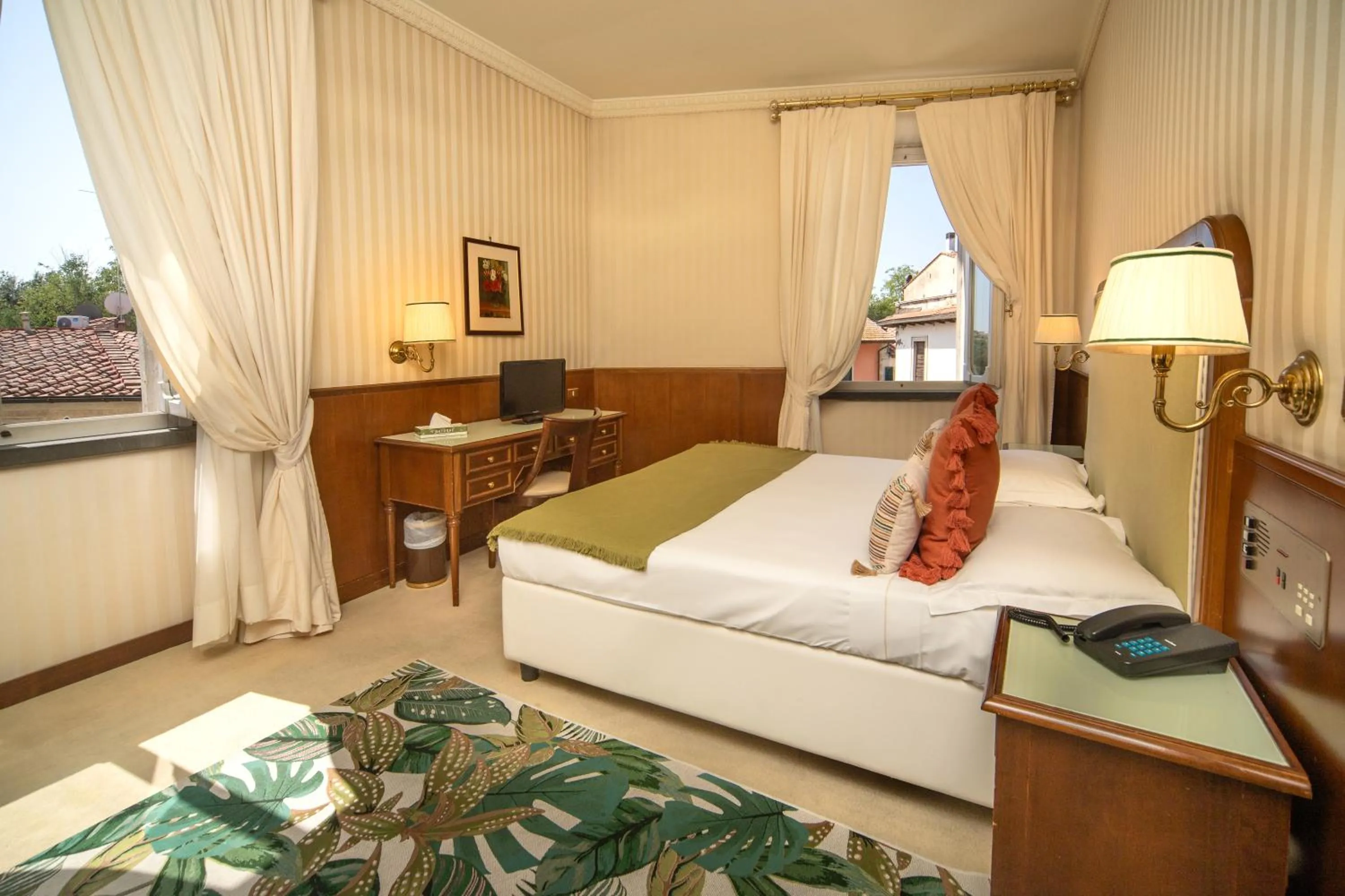 City view, Bed in Grand Hotel Bastiani