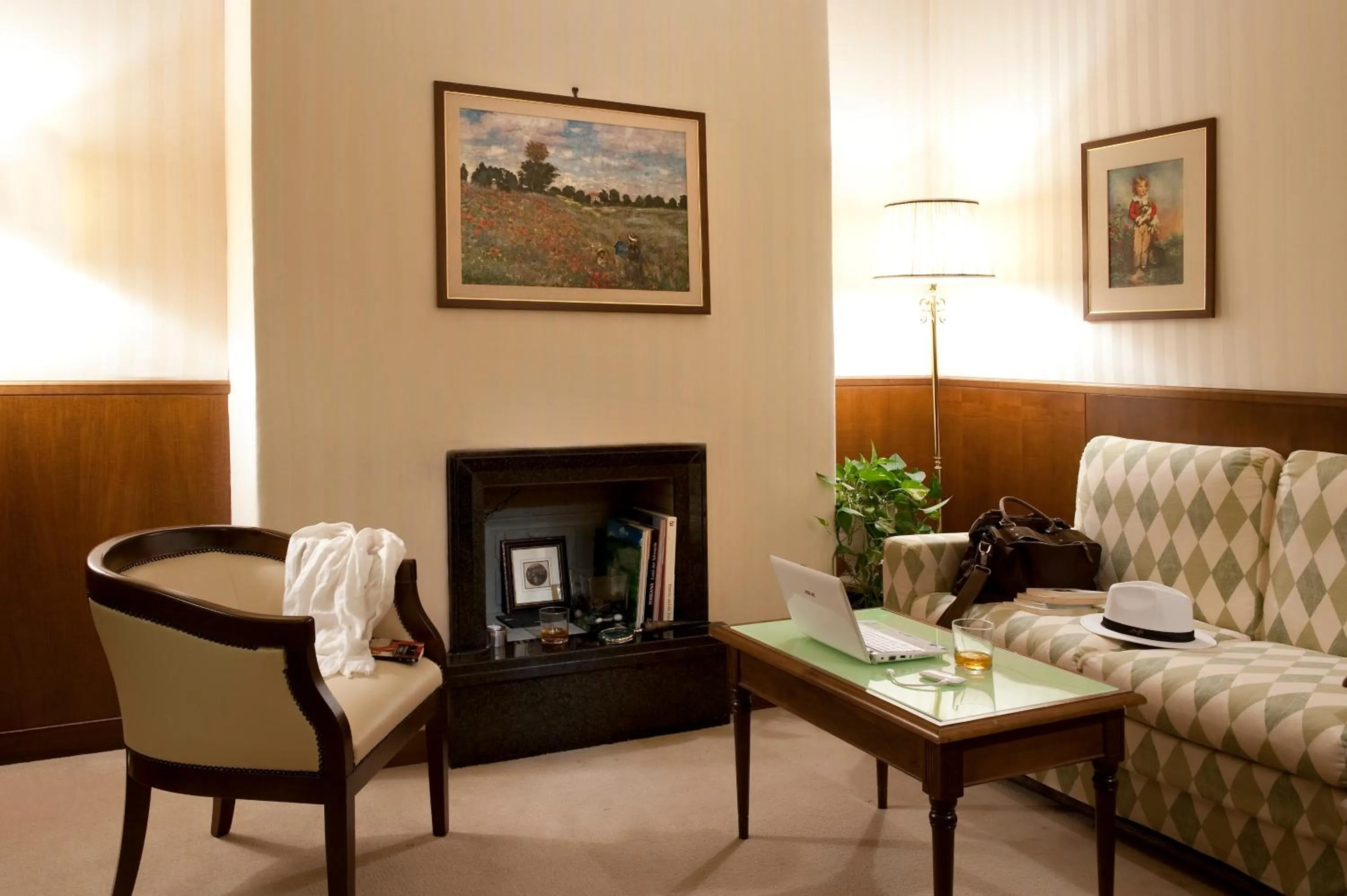 Seating area in Grand Hotel Bastiani