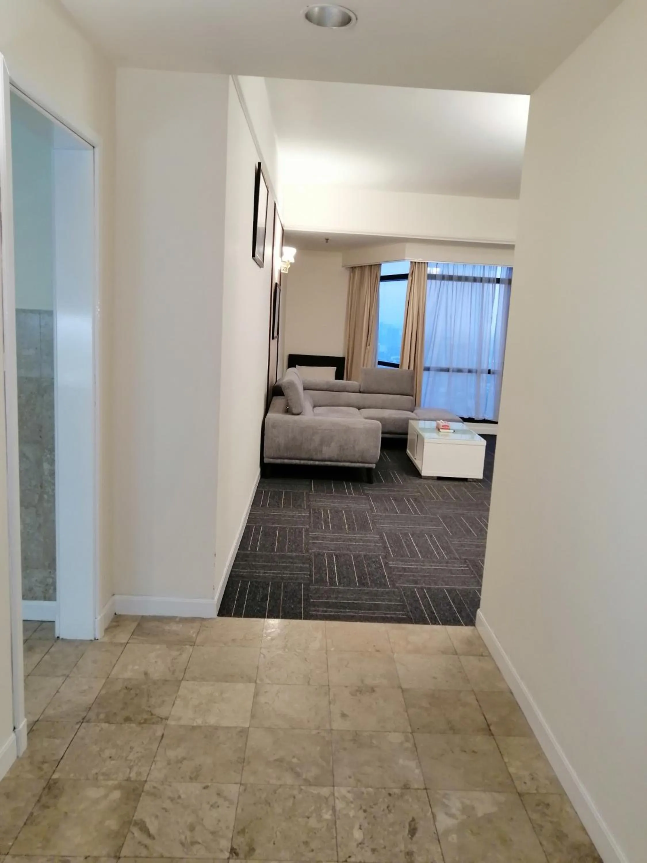 Living room in Kl landmark apartment at berjay Times square