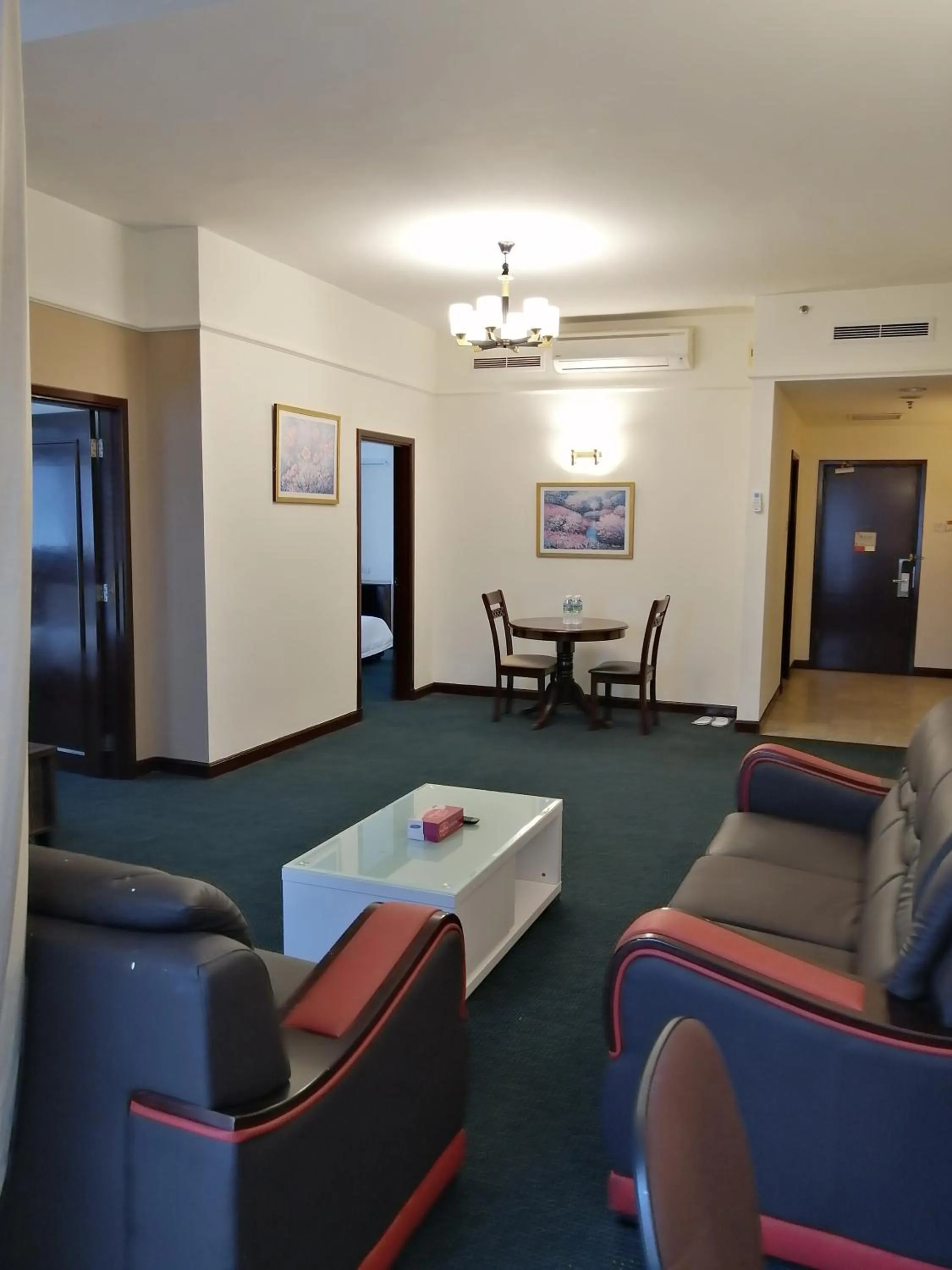 Living room in Kl landmark apartment at berjay Times square