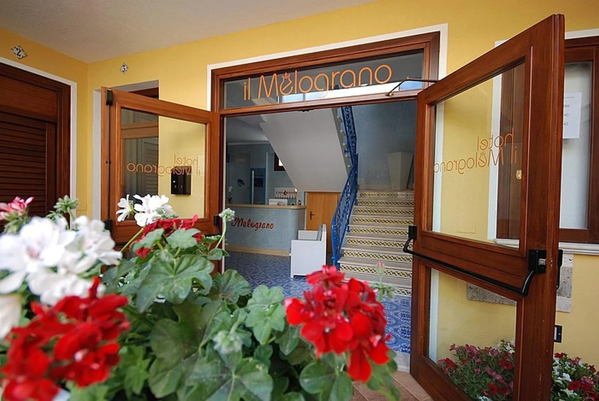 Facade/entrance in Hotel Il Melograno