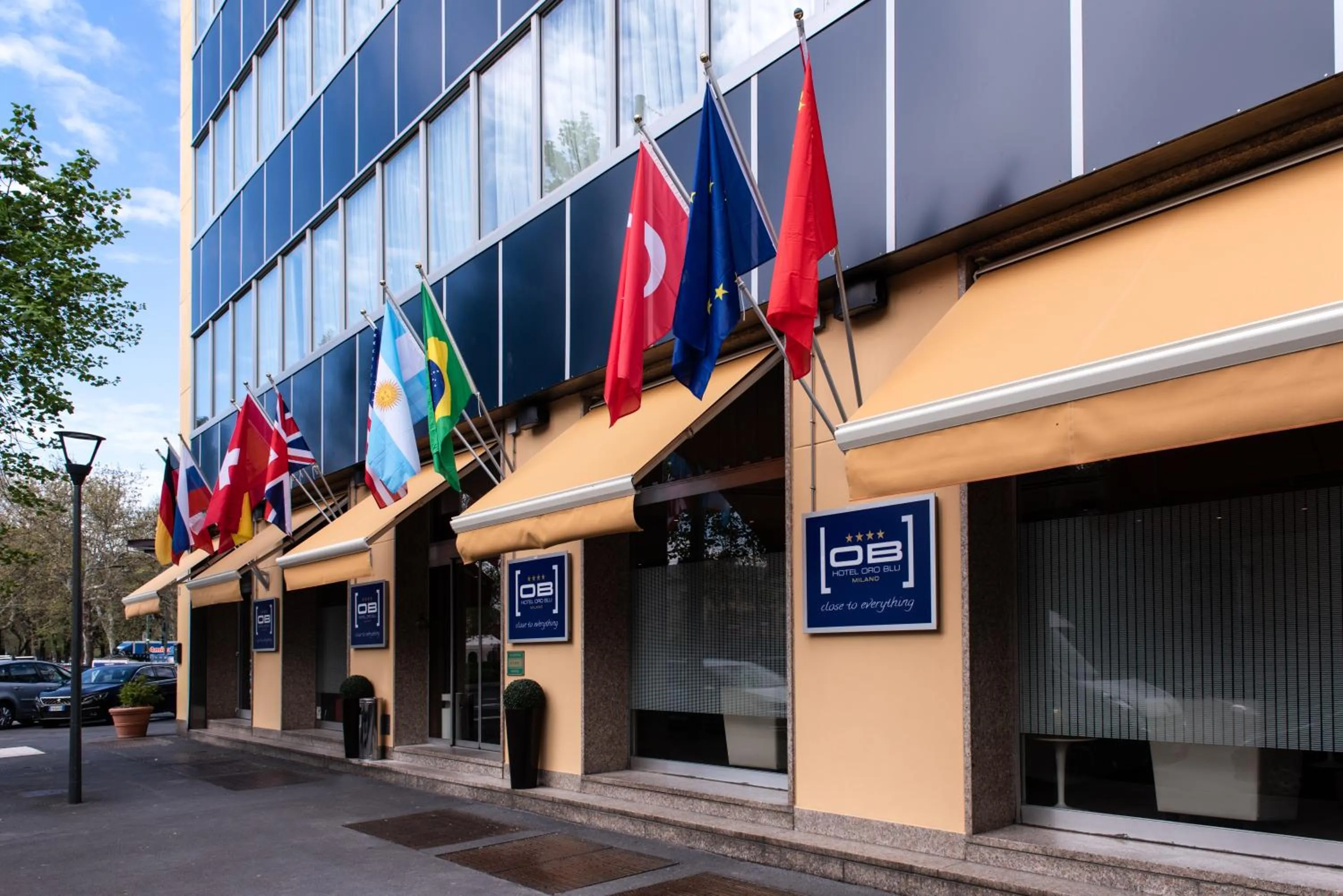 Facade/entrance in Hotel Oro Blu
