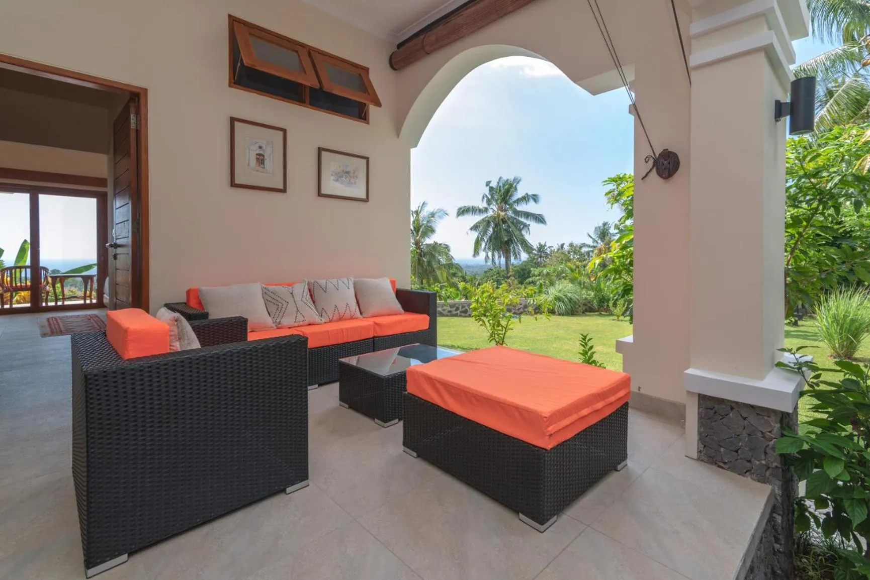 Living room in Villa Mata Hari