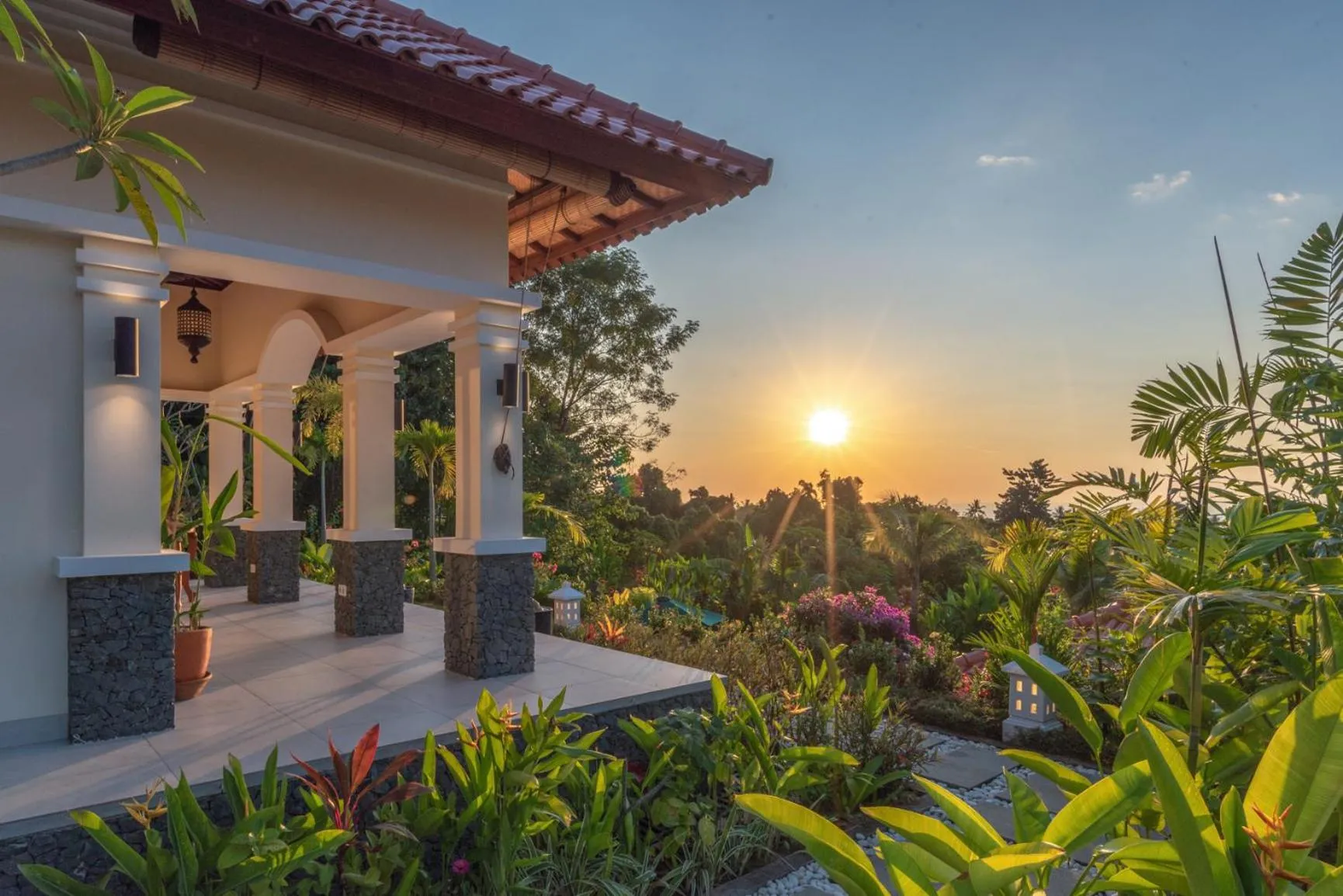 Sunset in Villa Mata Hari