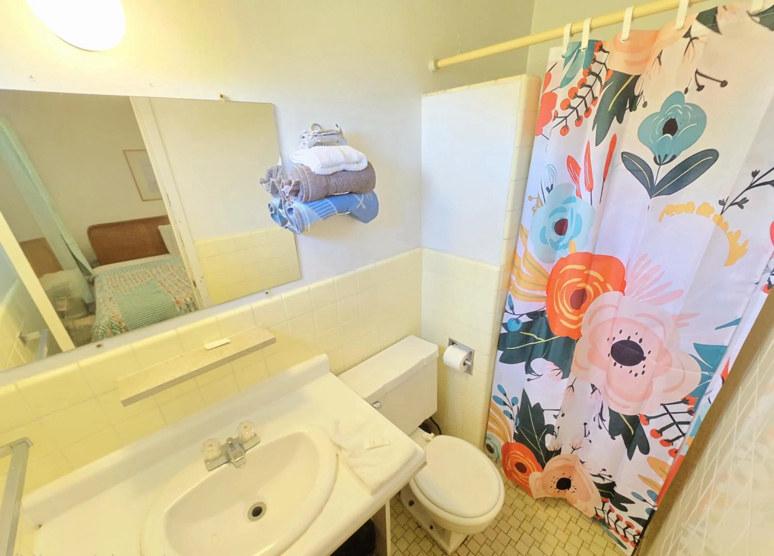 Bathroom in OYO Sandman Inn