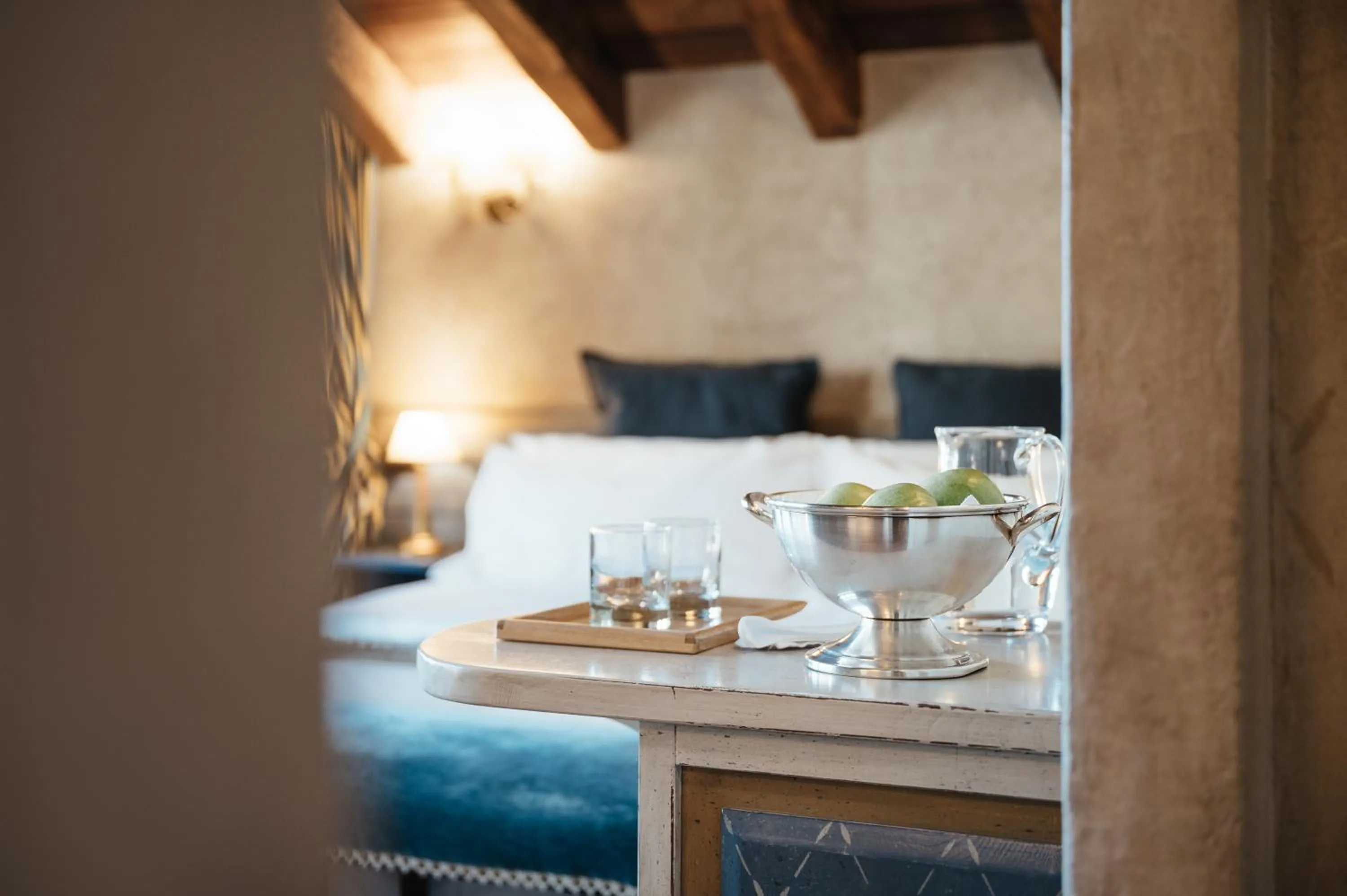 Bed in Relais Mont Blanc Hotel & Spa