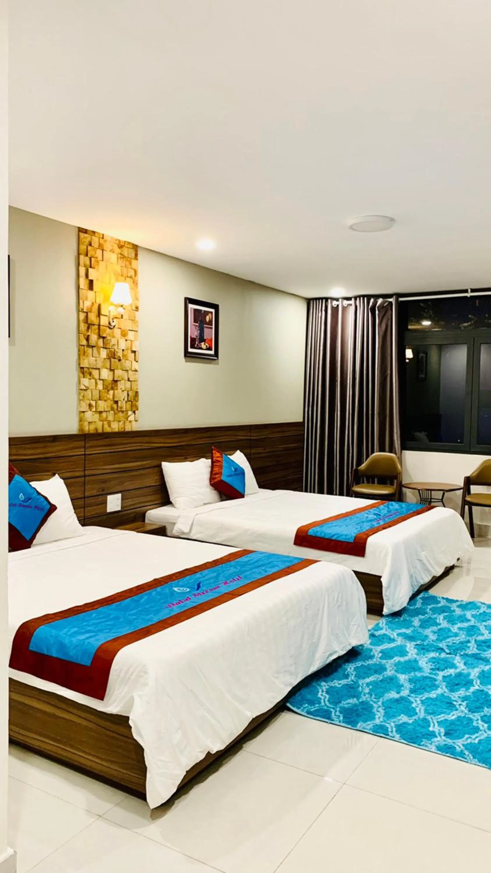 Bed in DALAT STREAM HOTEL-Khách sạn đẹp Đà Lạt