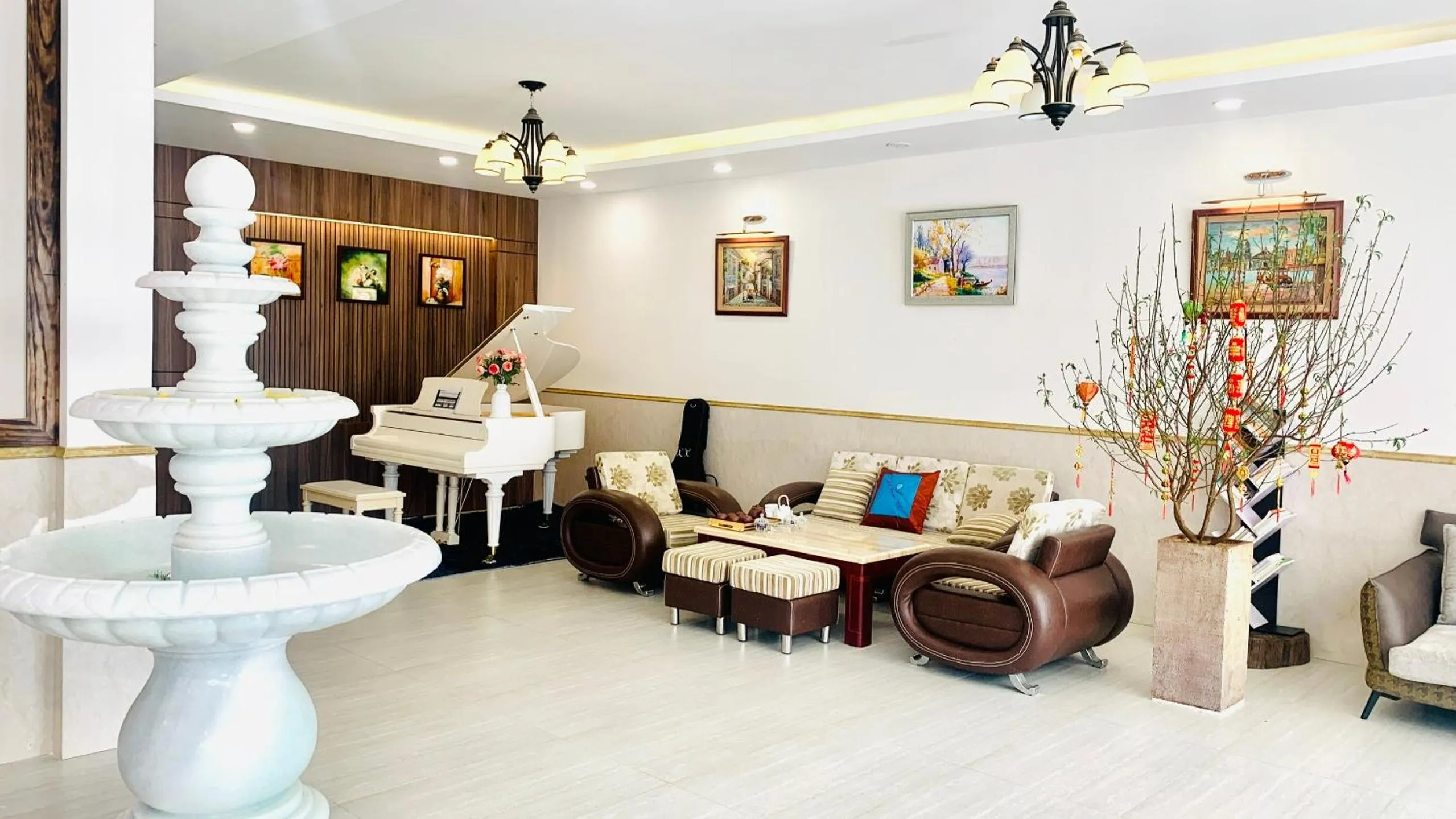 Living room in DALAT STREAM HOTEL-Khách sạn đẹp Đà Lạt