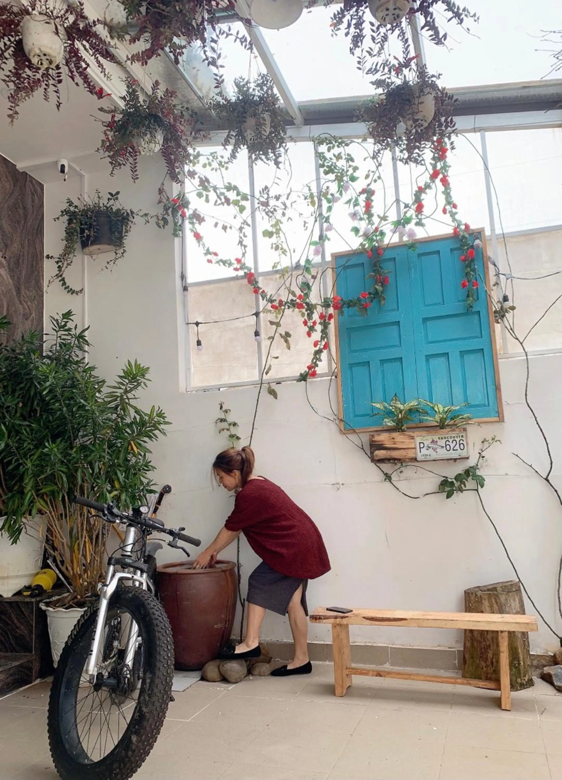 Garden in DALAT STREAM HOTEL-Khách sạn đẹp Đà Lạt