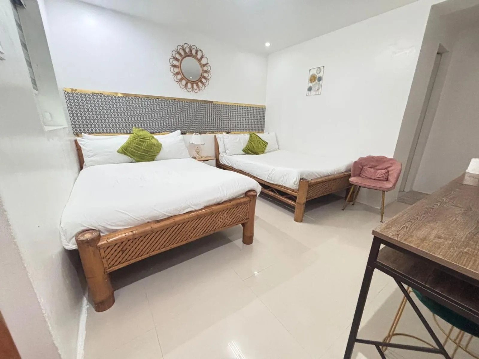 Bed in The Philip Ann Resort