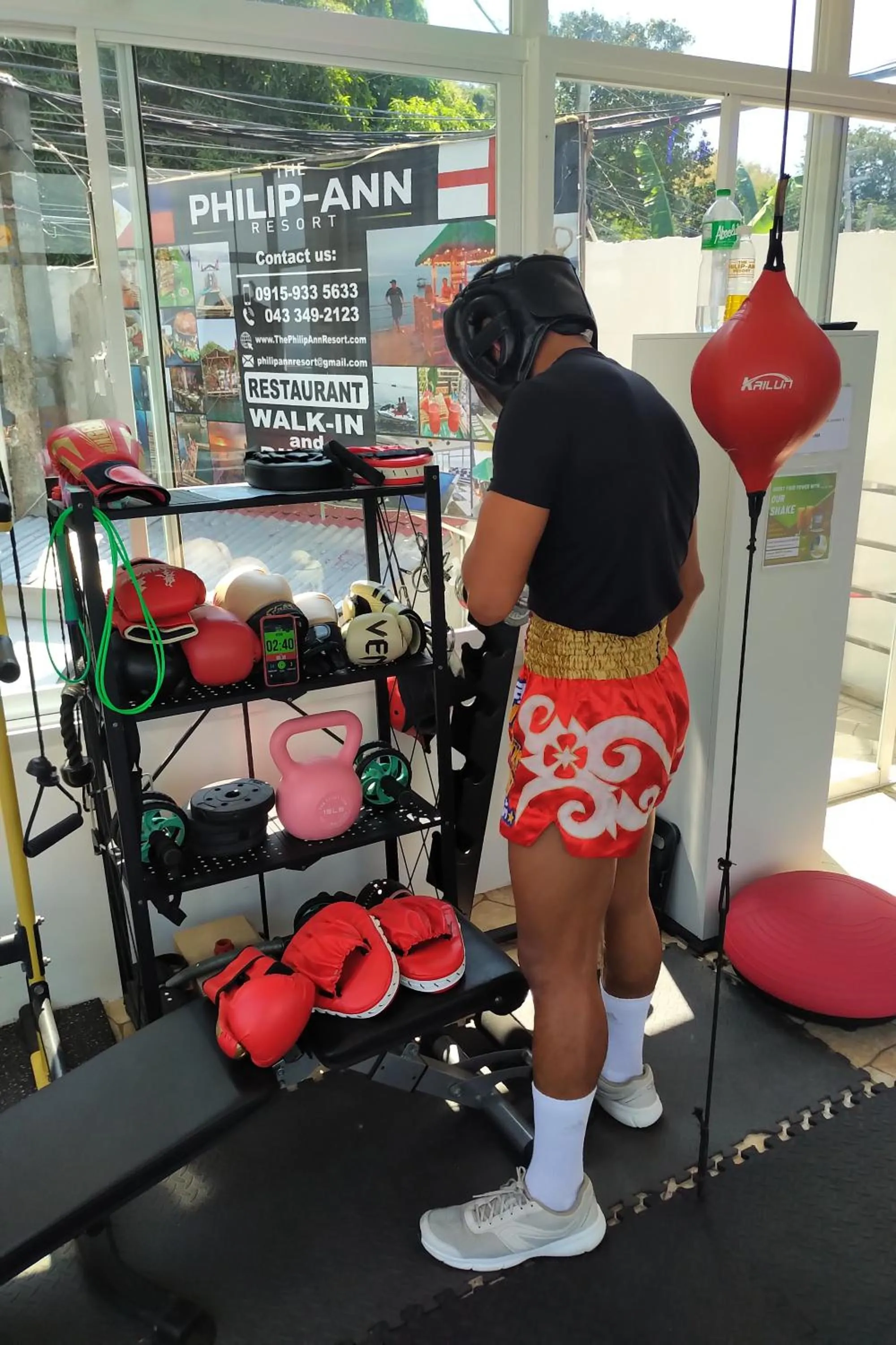 Fitness centre/facilities in The Philip Ann Resort