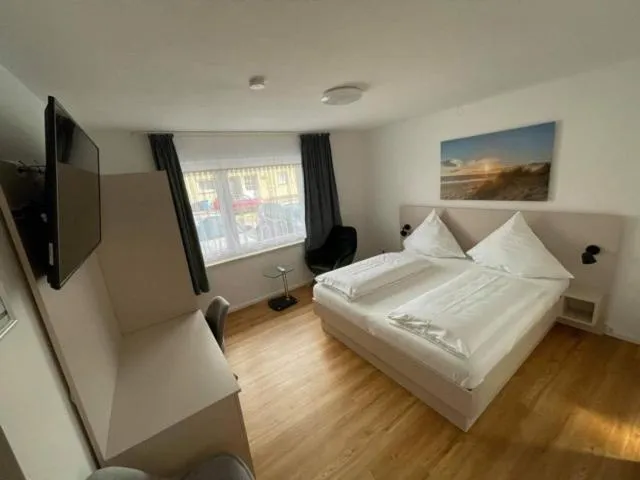 Bed in pension-seegarten