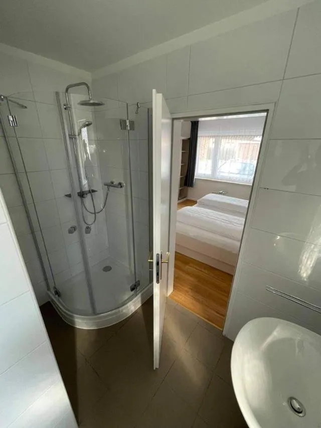 Bed in pension-seegarten