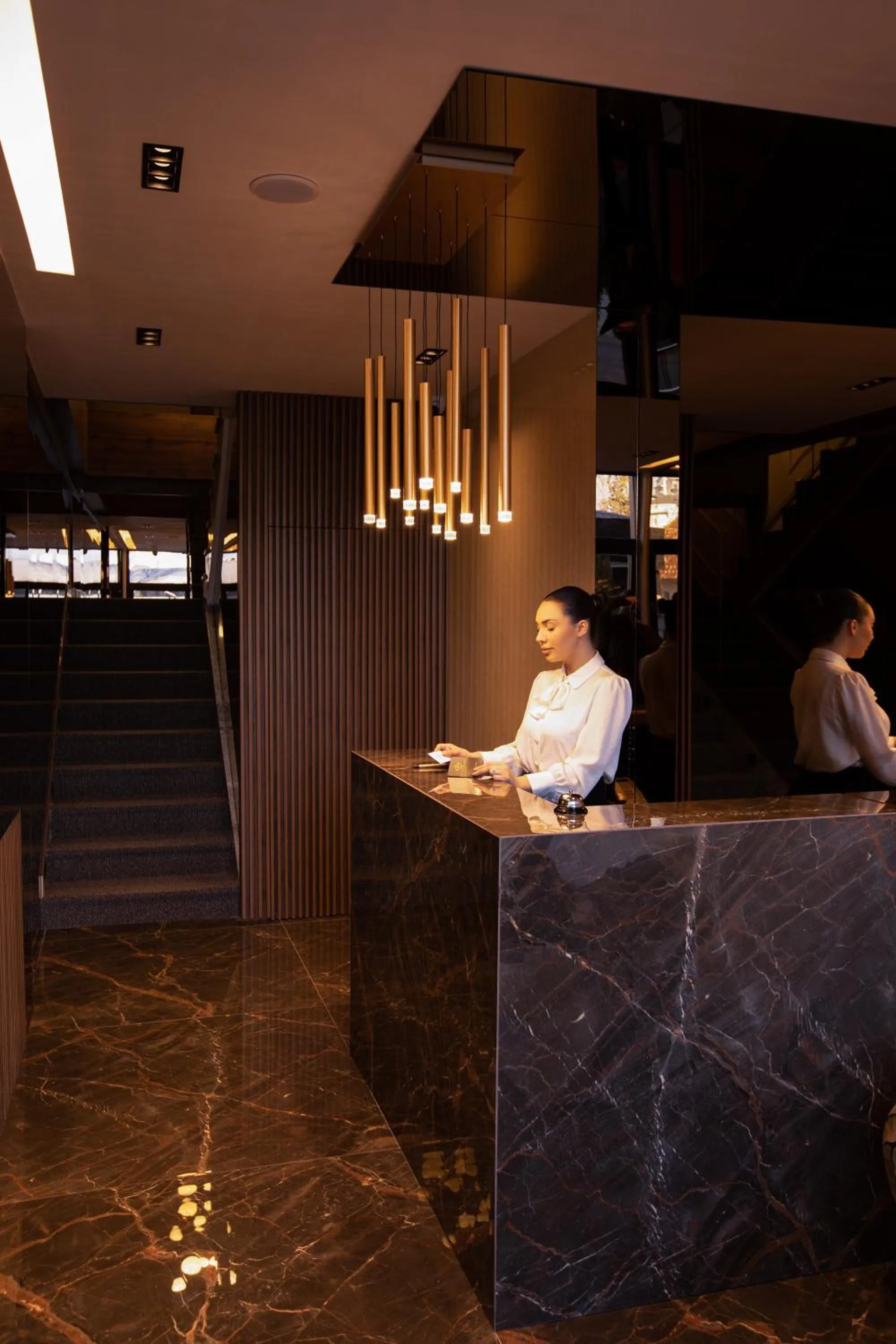 Lobby or reception in Plaza Boutique Hotel