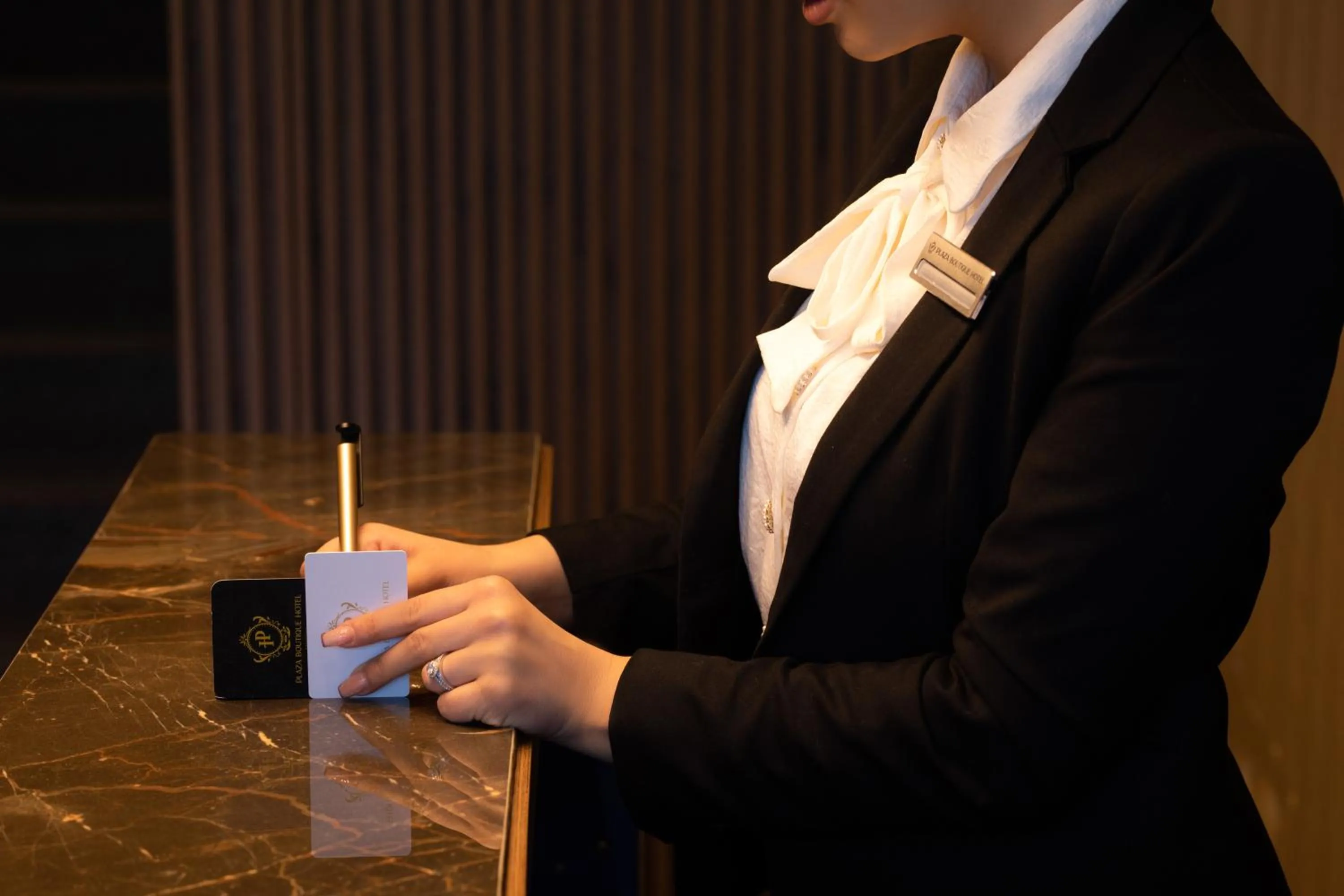 Lobby or reception in Plaza Boutique Hotel