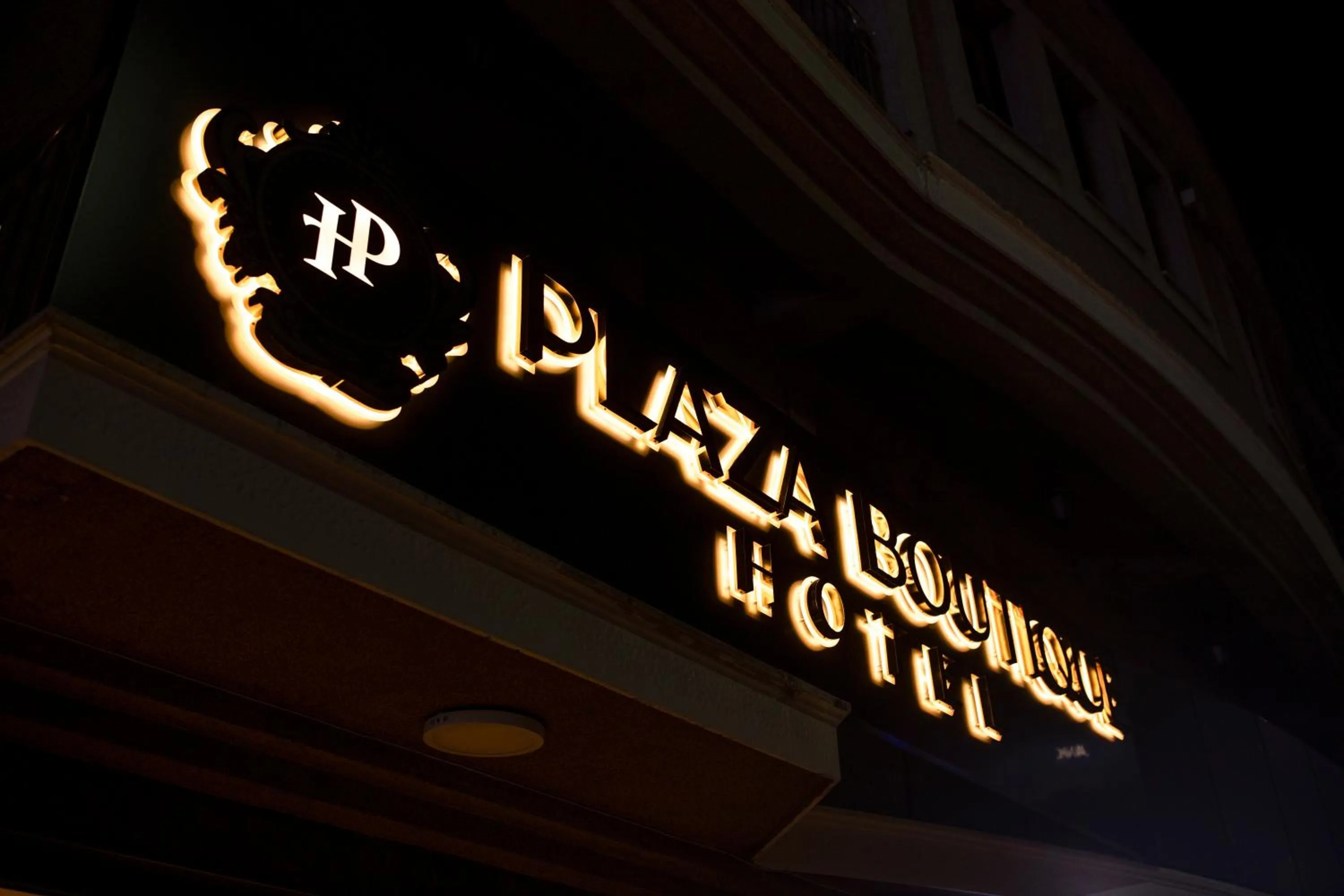 Property logo or sign in Plaza Boutique Hotel