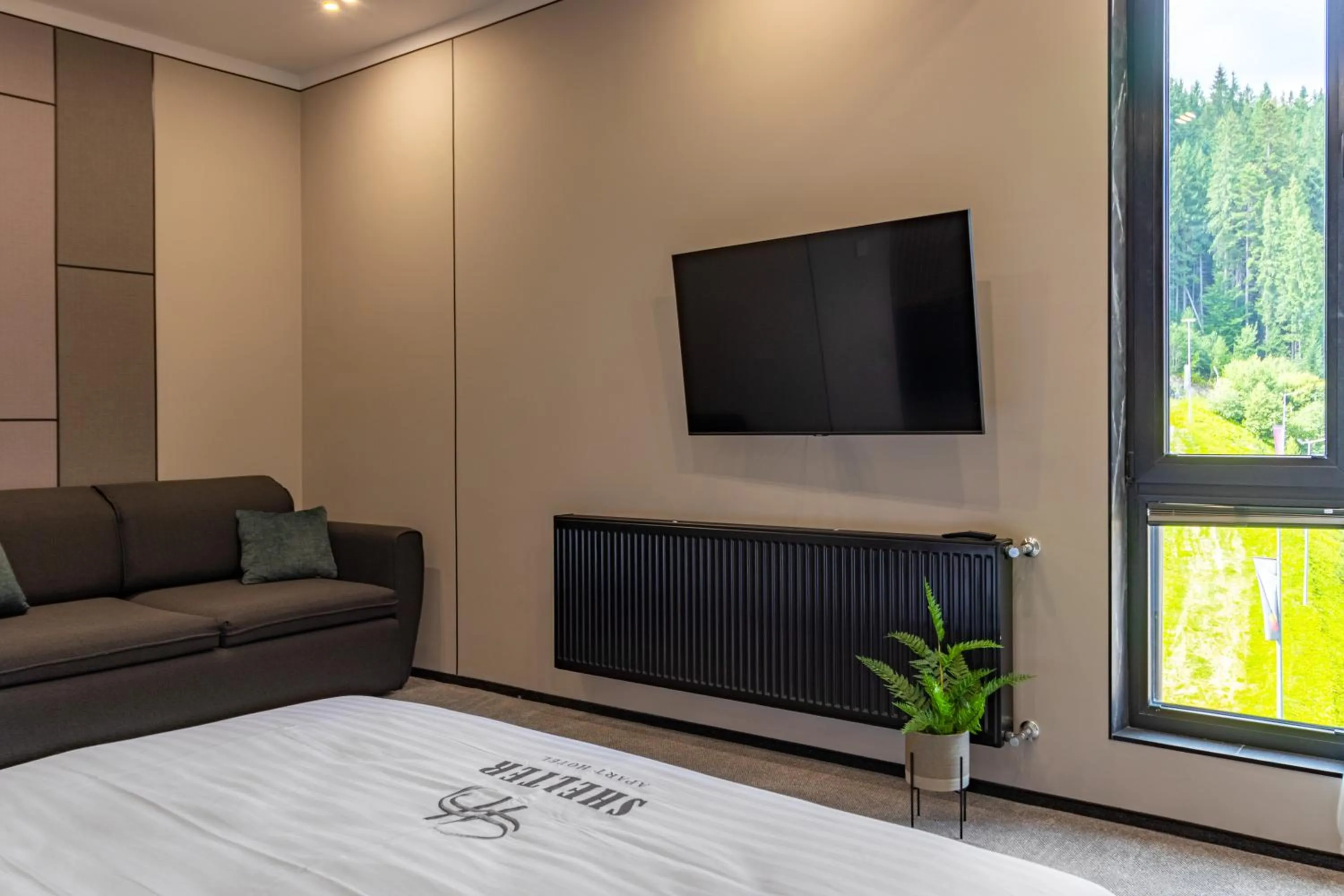 Bed in Shelter Apart Hotel