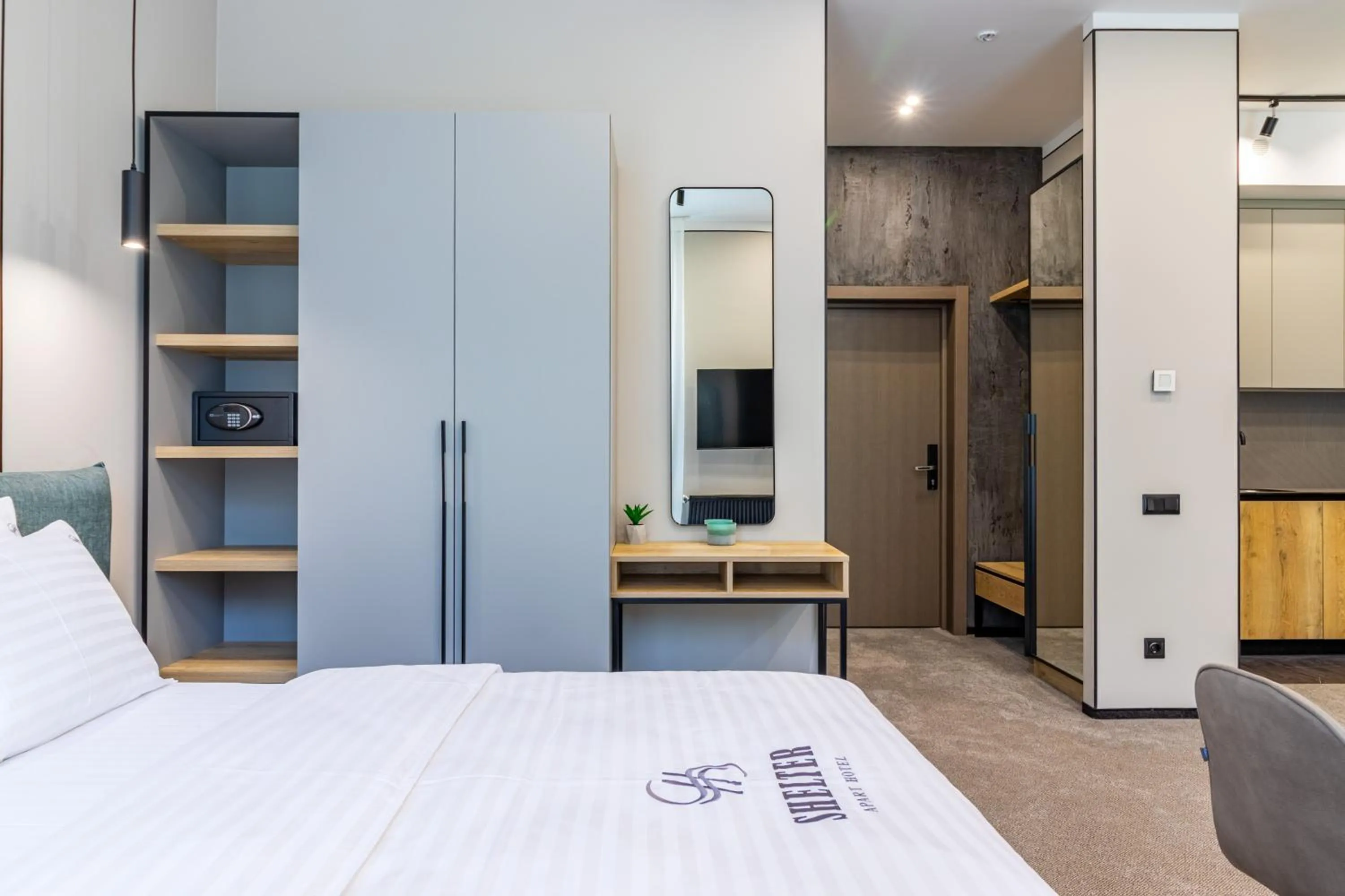 Bed in Shelter Apart Hotel