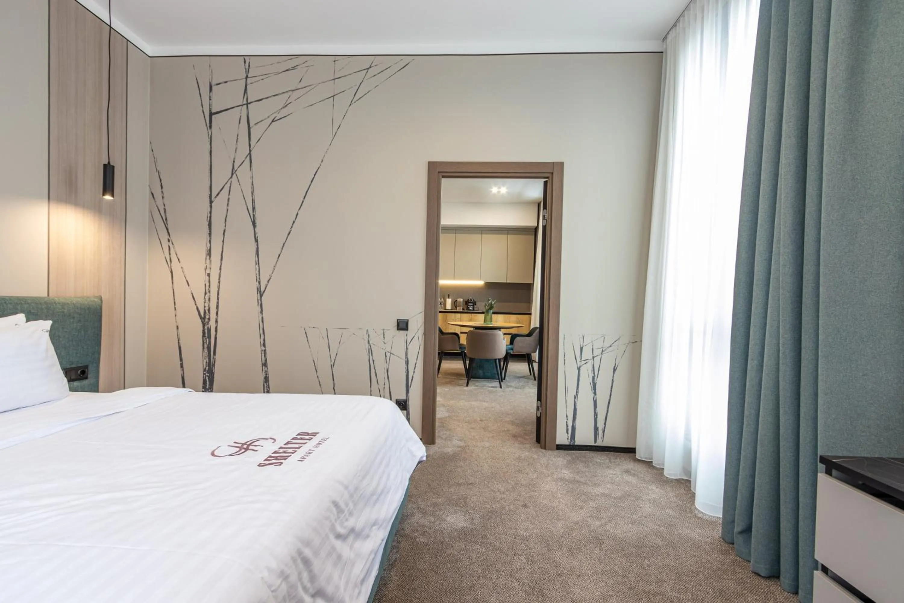 Bed in Shelter Apart Hotel