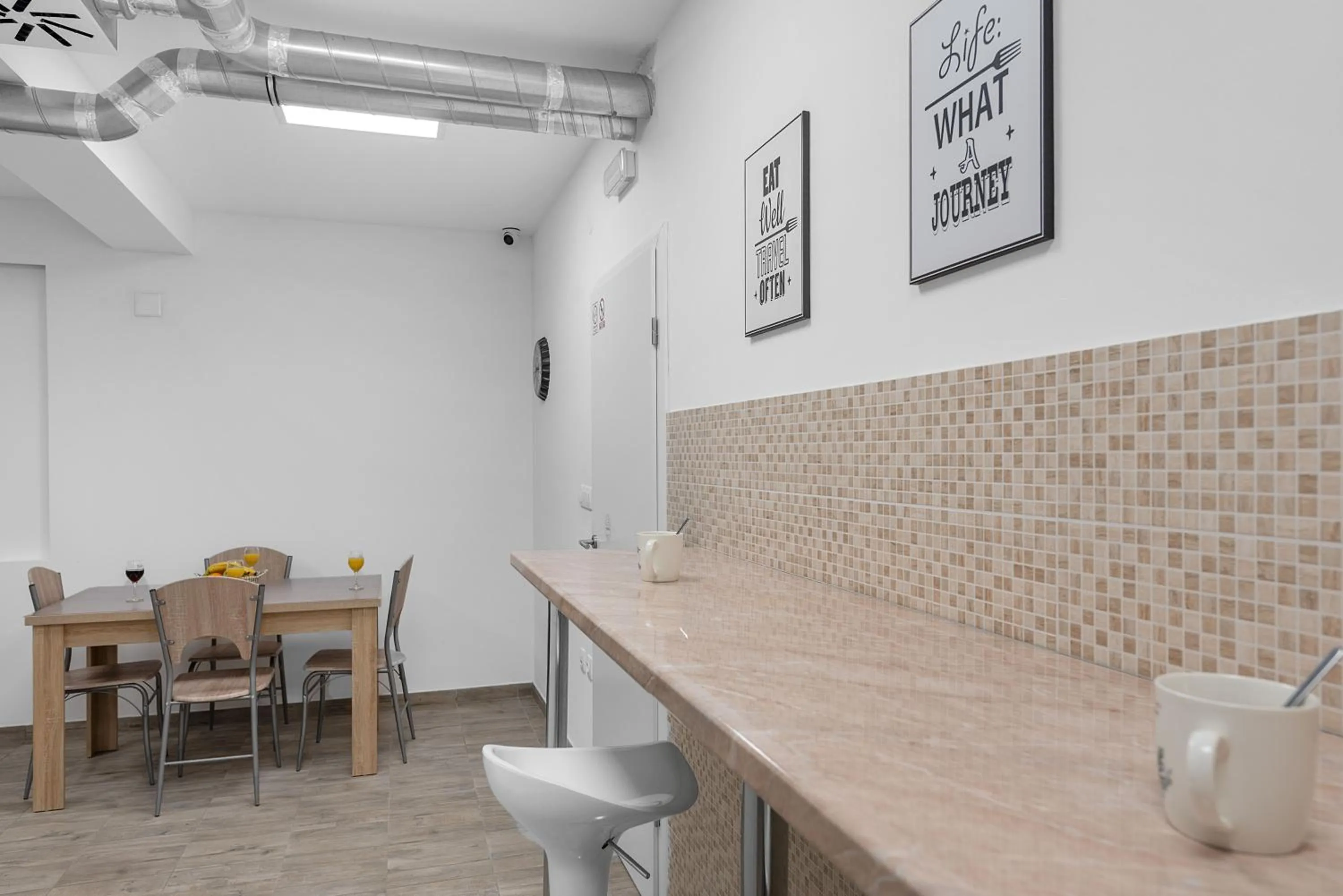 Dining area in Hostel Elli