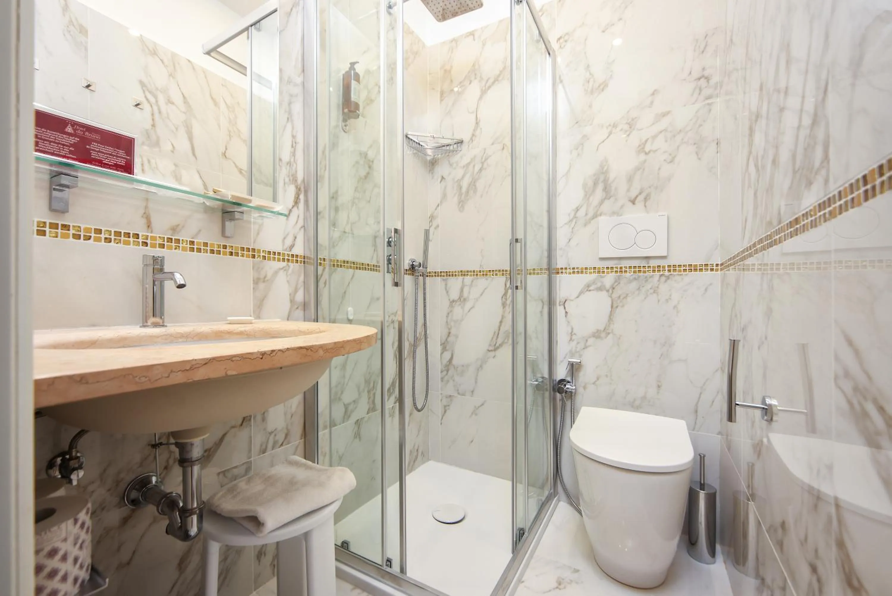 Bathroom in Hotel Da Bruno