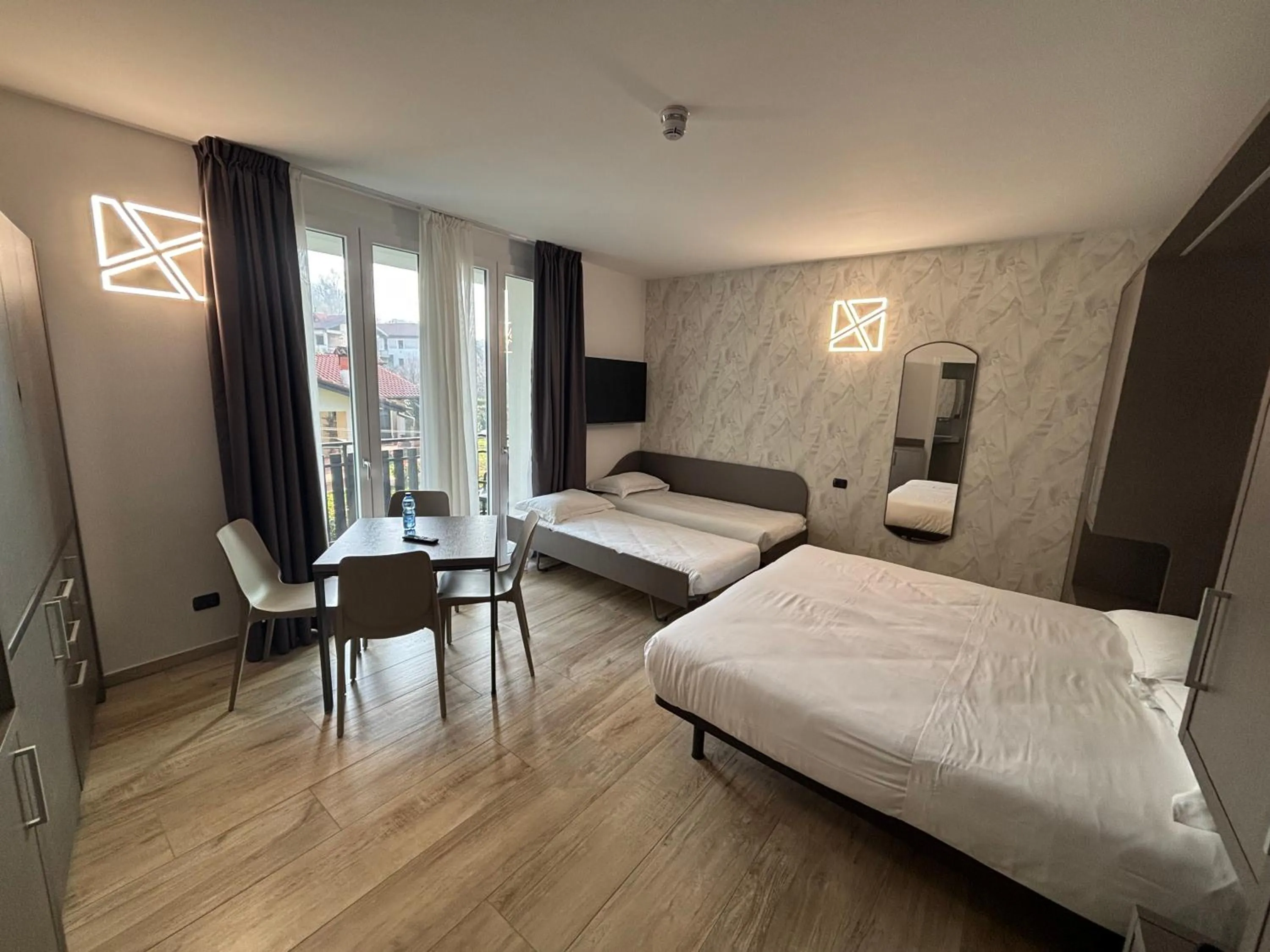 Bed in Bis Hotel Varese